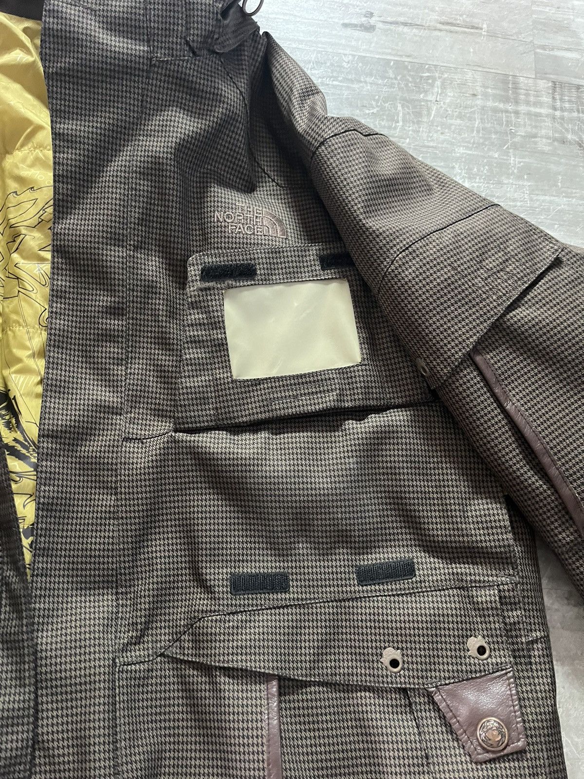 The North Face RARE Brown Herringbone North Face Snowboarding Jacket Size US L / EU 52-54 / 3 - 10 Thumbnail