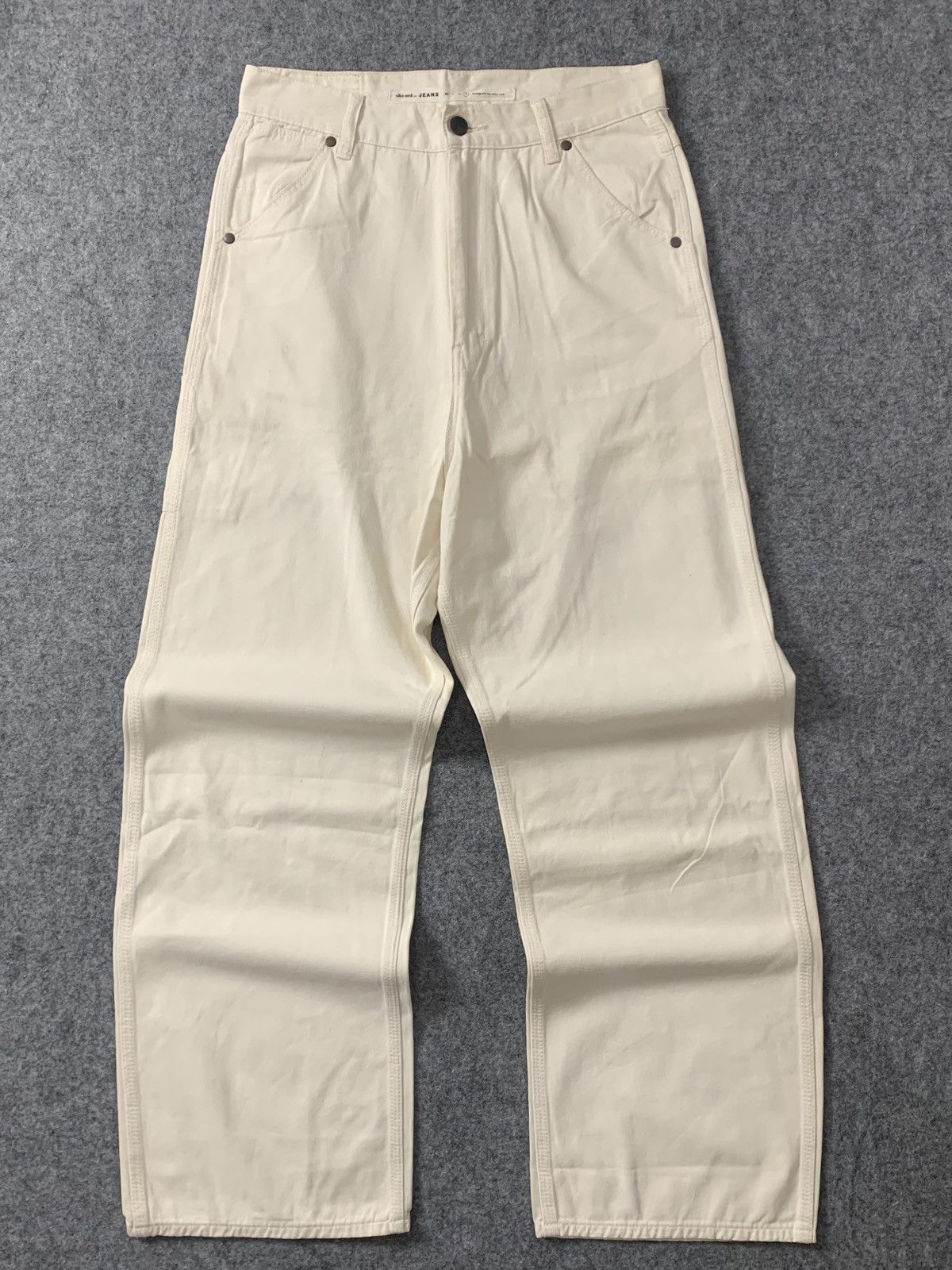 Vintage Vintage White 'Niko and Jeans' Regular Fit Carpenterpants Size US 32 / EU 48 - 1 Thumbnail