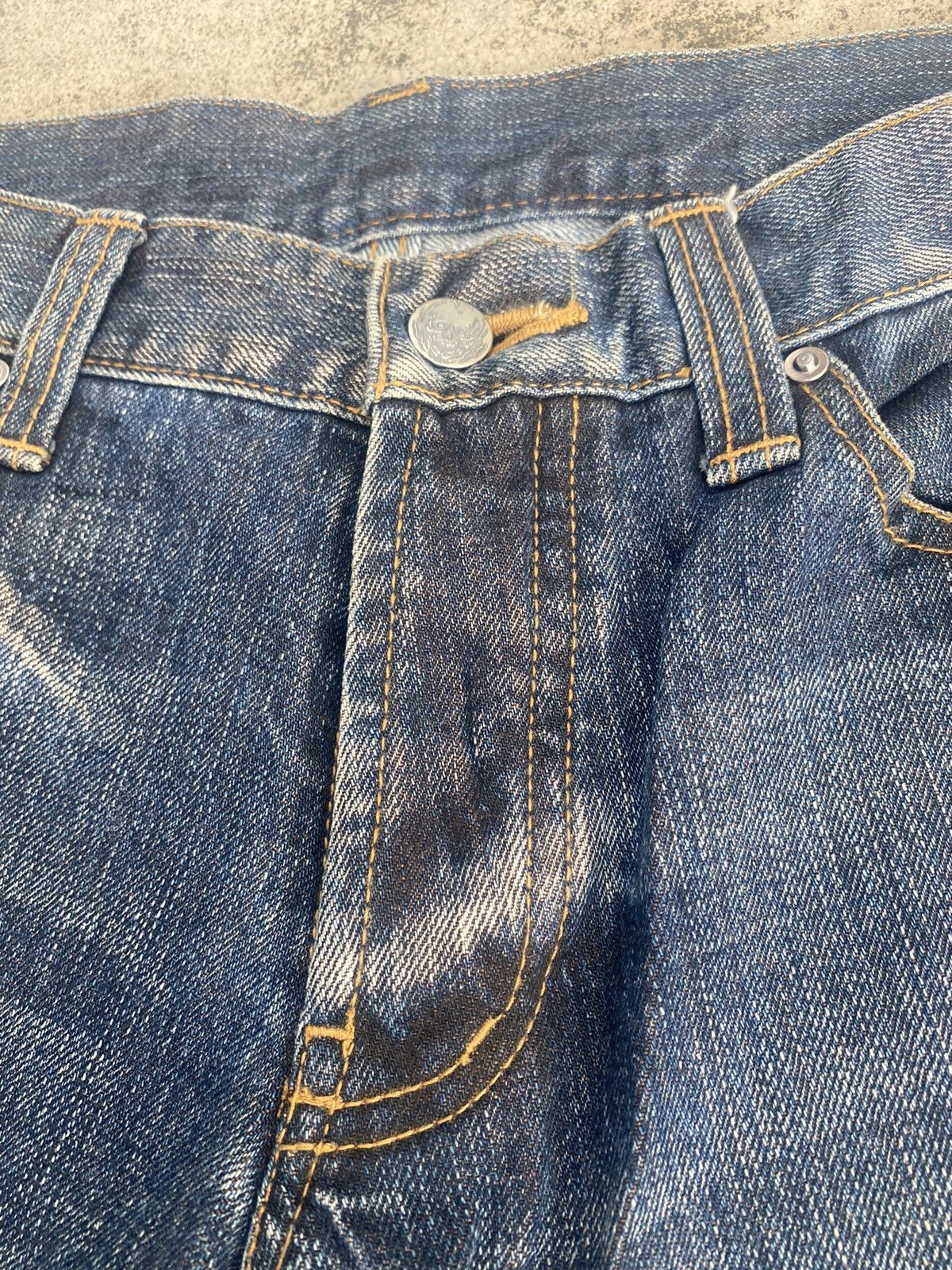 If Six Was Nine × Japanese Brand Flare Jeans Modern Lovers Clawmark Mud Distressd Size US 30 / EU 46 - 11 Thumbnail
