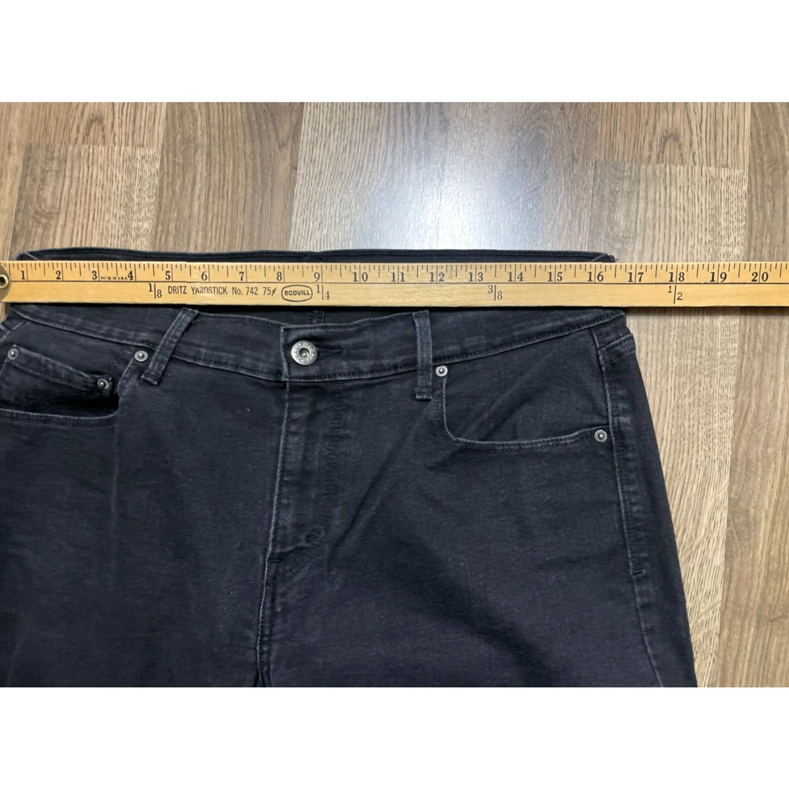 Levi's Levi's Jeans Women's Size 10 Black Denim 505 Straight Leg Pockets Size 32" / US 10 / IT 46 - 6 Thumbnail