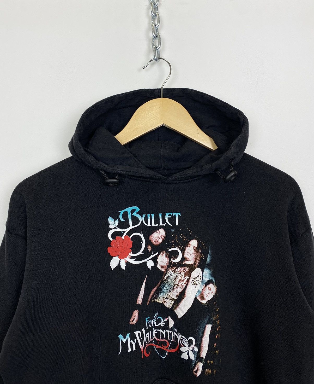 Band Tees Vintage Y2K Bullet For My Valentine Rock Hoodie AOP Black Size US S / EU 44-46 / 1 - 5 Thumbnail