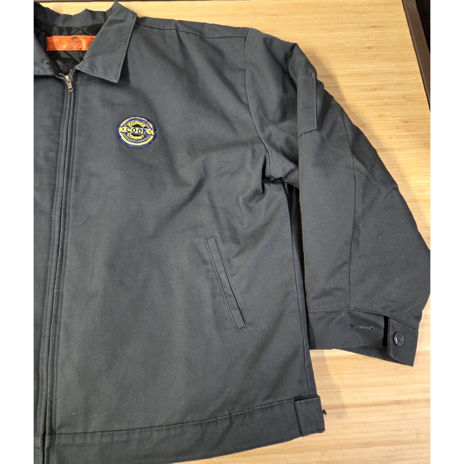 Red Kap Red Kap Jacket Mens 3XL Black Full Zip Embroidered Cooks Coffee Company Workwear Casual Mens Size US XXL / EU 58 / 5 - 2 Thumbnail