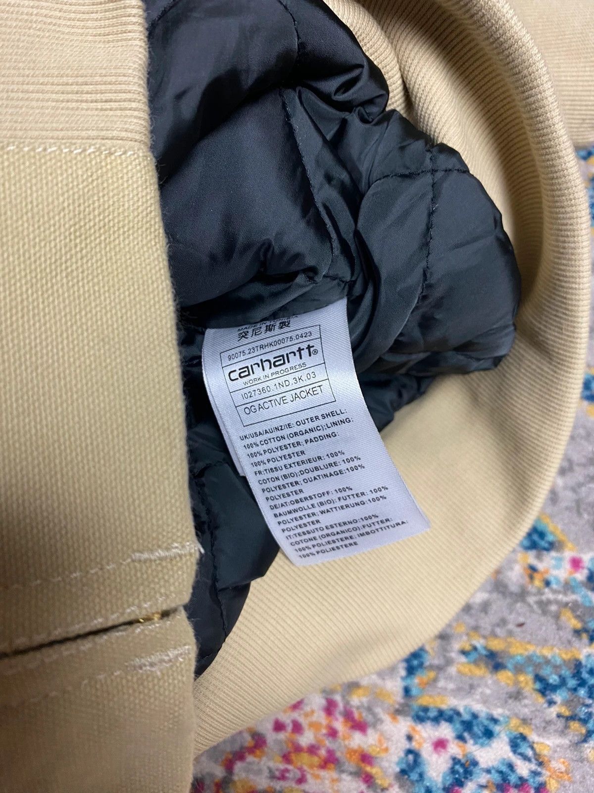 Carhartt Carhartt Detroit Work Wear Hooded Jacket Jacke beige Senf Size US L / EU 52-54 / 3 - 5 Thumbnail