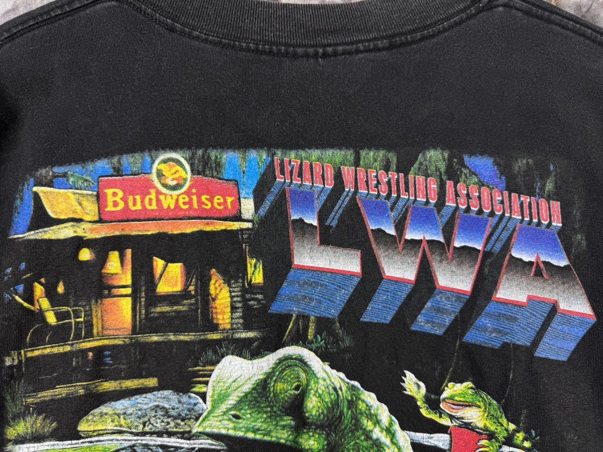 Budweiser Vintage 1998 Budweiser Chameleon T-Shirt Double Sided Beer Size US XL / EU 56 / 4 - 15 Thumbnail