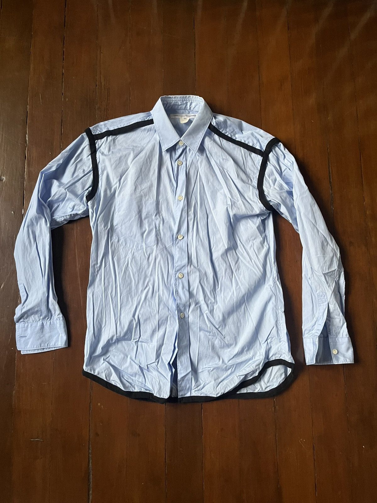 Comme des Garcons SHIRT Comme des Garcons SHIRT Piped Seam Shirt Size US XS / EU 42 / 0 - 1 Thumbnail