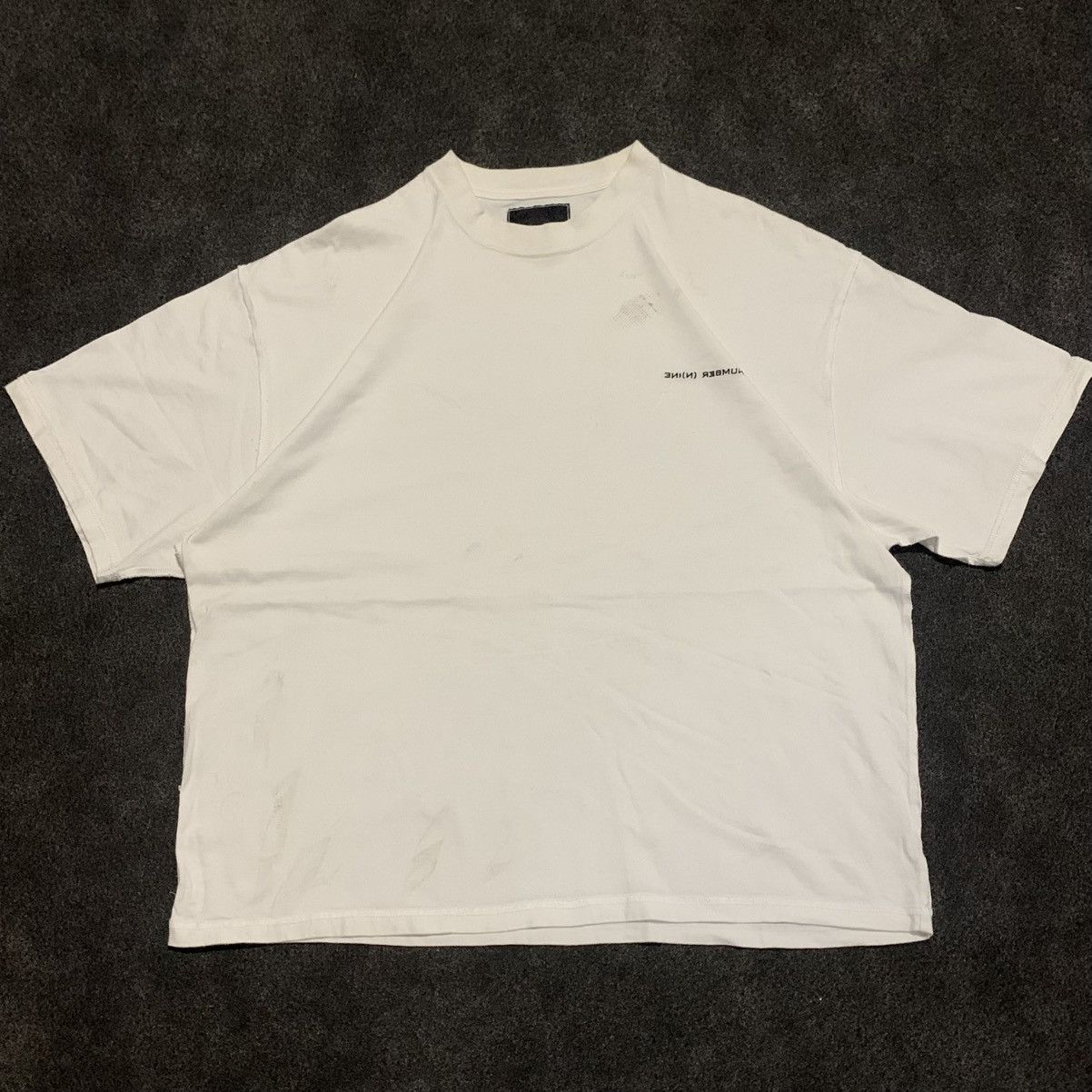 Number (N)ine Number (N)ine Reversed Logo T-shirt Size US XL / EU 56 / 4 - 1 Thumbnail