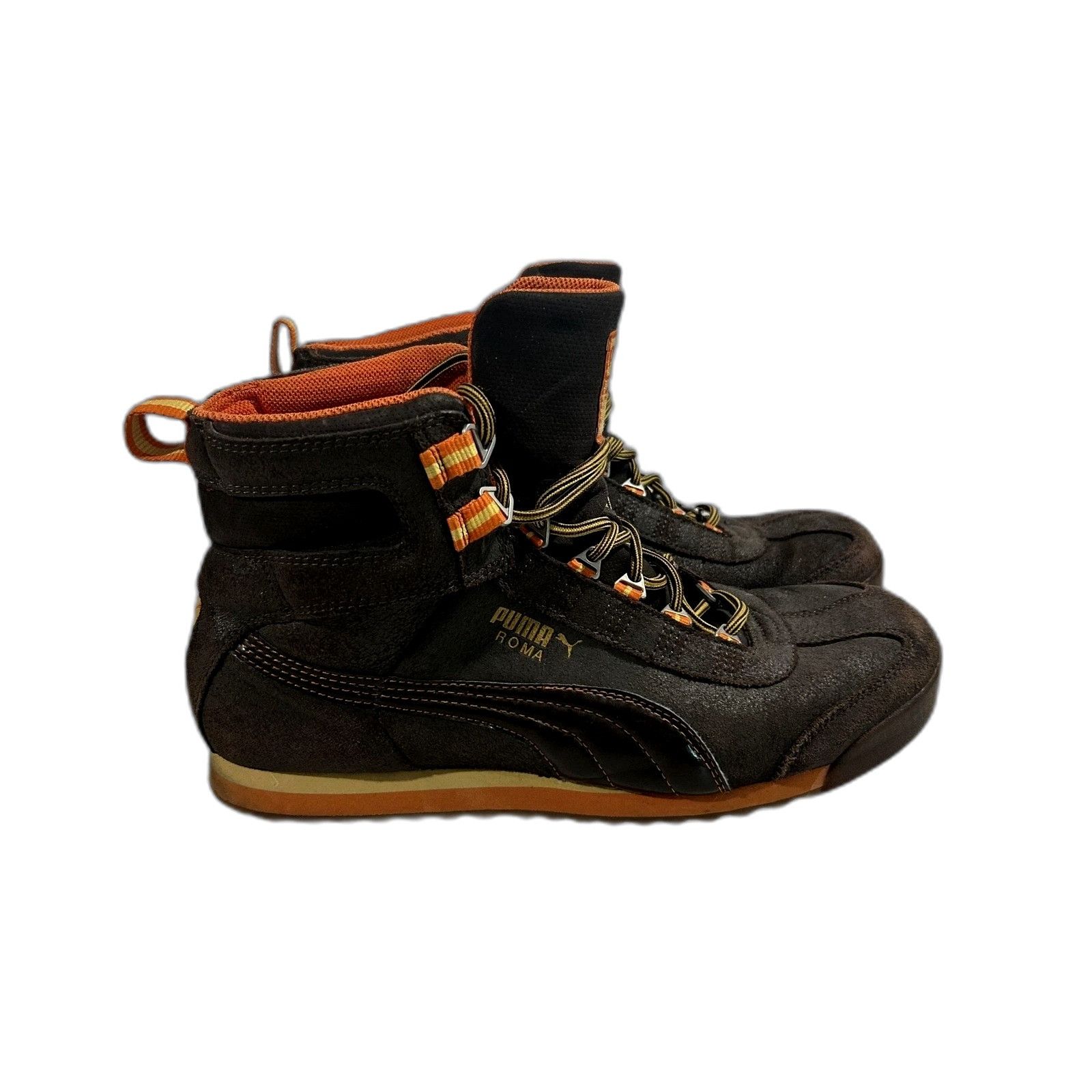 Puma Puma Roma Hiking Boots High Top VFG-0708 Brown Shoes Womens Size US 5 / EU 37 - 5 Thumbnail