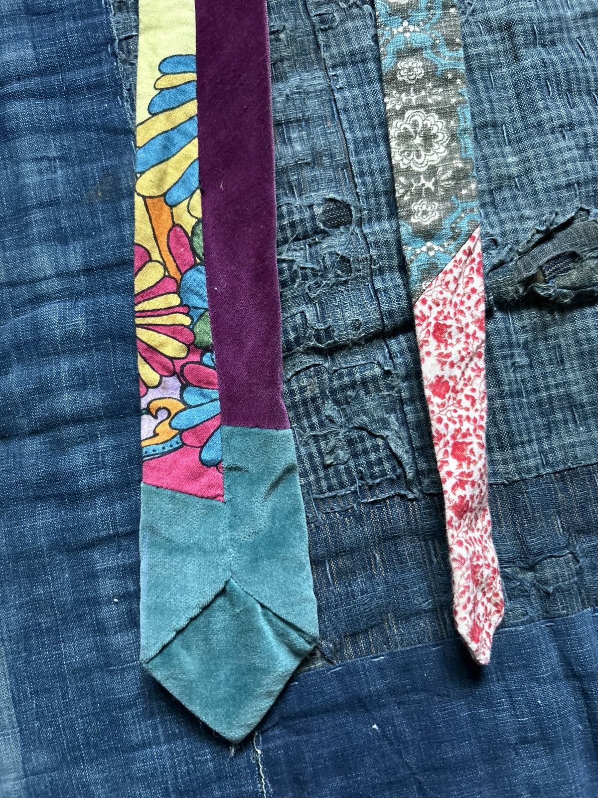 Kapital × Kapital Kountry Kapital patchwork Tie Size ONE SIZE - 6 Thumbnail