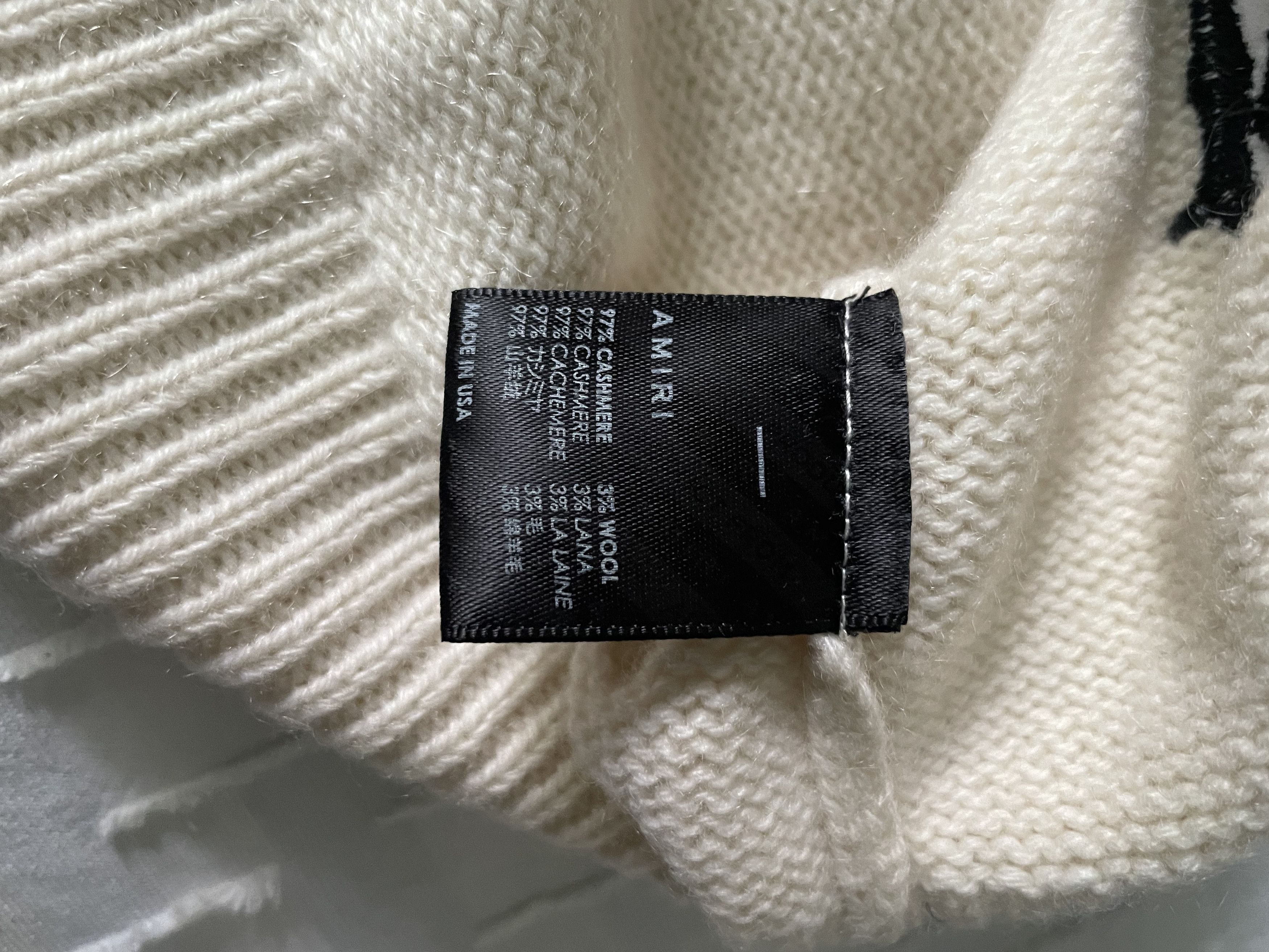 Amiri Amiri Cashmere Turtleneck Pullover Size US M / EU 48-50 / 2 - 7 Thumbnail