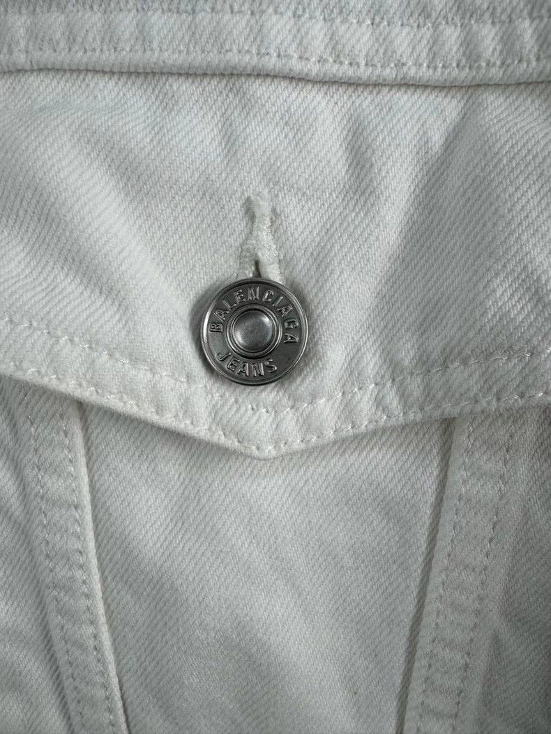 Balenciaga Balenciaga size 34 Back Letter Denim Jacket Size S / US 4 / IT 40 - 3 Thumbnail