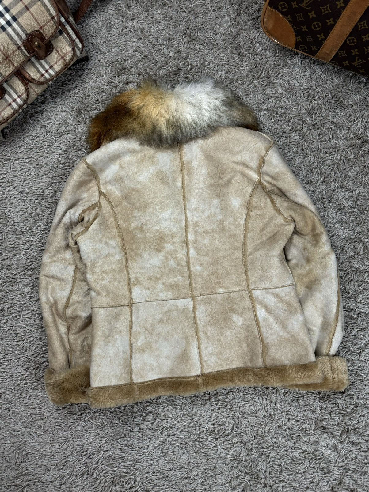 Vintage Vintage fur jacket opium Pinterest y2k original casual item Size S / US 4 / IT 40 - 3 Thumbnail