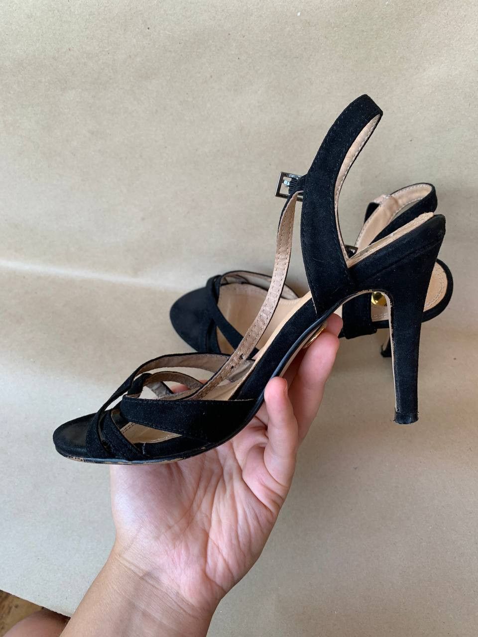 Buffalo London × Vintage Buffalo vintage Y2K black slingback sandals Size US 5 / IT 35 - 7 Thumbnail