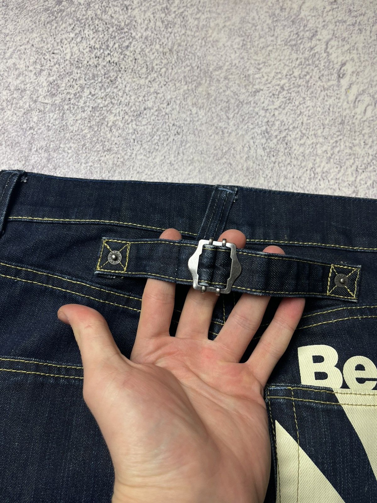 Japanese Brand 00s VINTAGE Avant Garde Japanese Style Baggy Pants Y2K Size US 32 / EU 48 - 7 Thumbnail