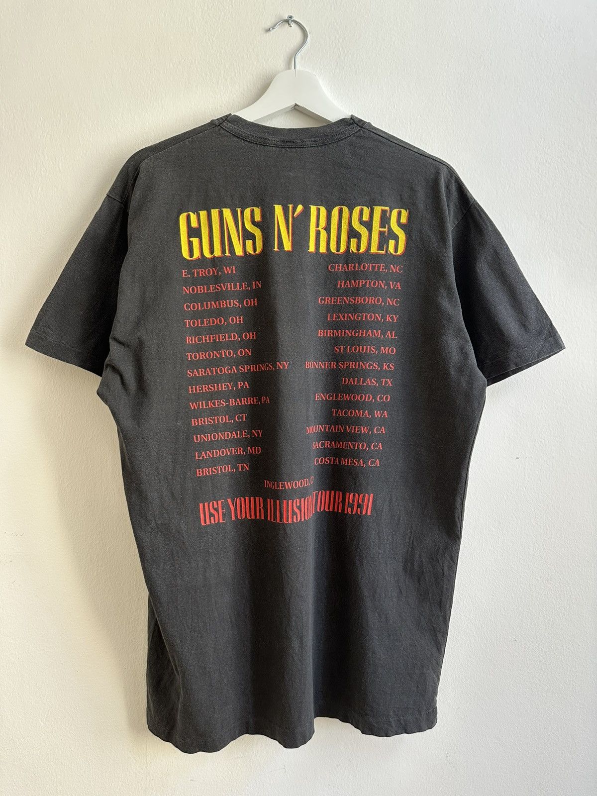 Guns N' Roses Guns n' Roses Vintage Dead Album 1991 USA Tour Merch T-Shirt Size US L / EU 52-54 / 3 - 2 Thumbnail