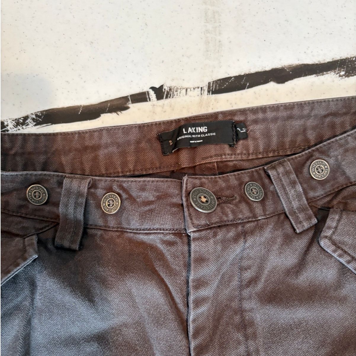 Other LA KING Youth Large Brown Cargo Pants – Utility Pants(32x24) Size US 32 / EU 48 - 11 Thumbnail