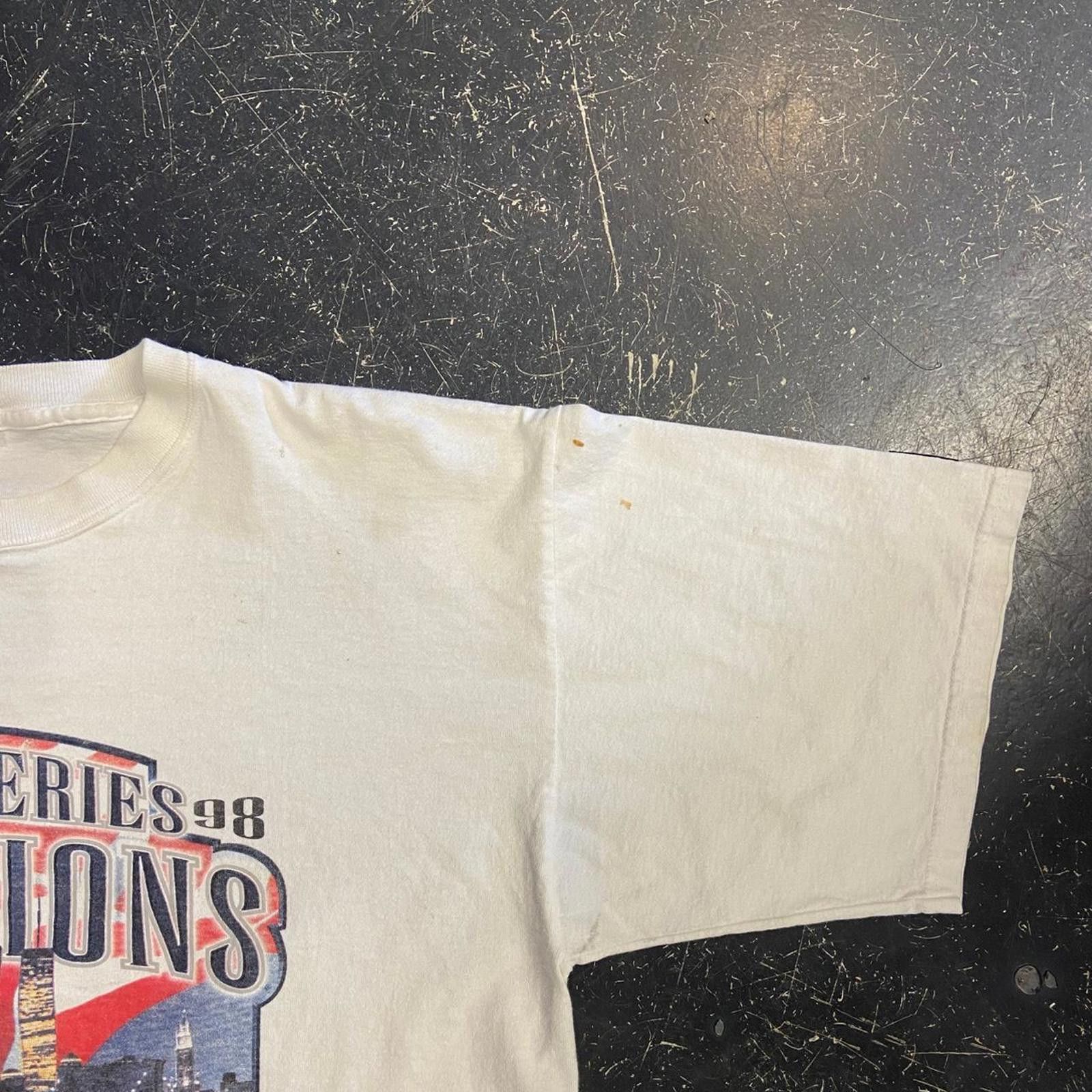 Starter Vintage 1998 Starter New York Yankees Championship Tee Size US XL / EU 56 / 4 - 4 Thumbnail
