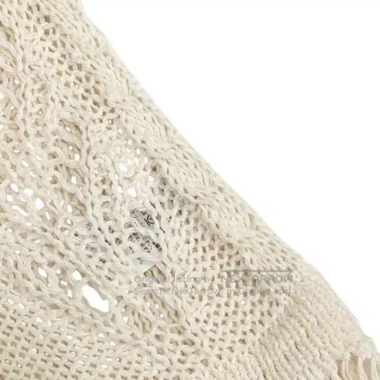 Other Mame Kurogouchi White Lace Knit Top. Size S / US 4 / IT 40 - 5 Thumbnail