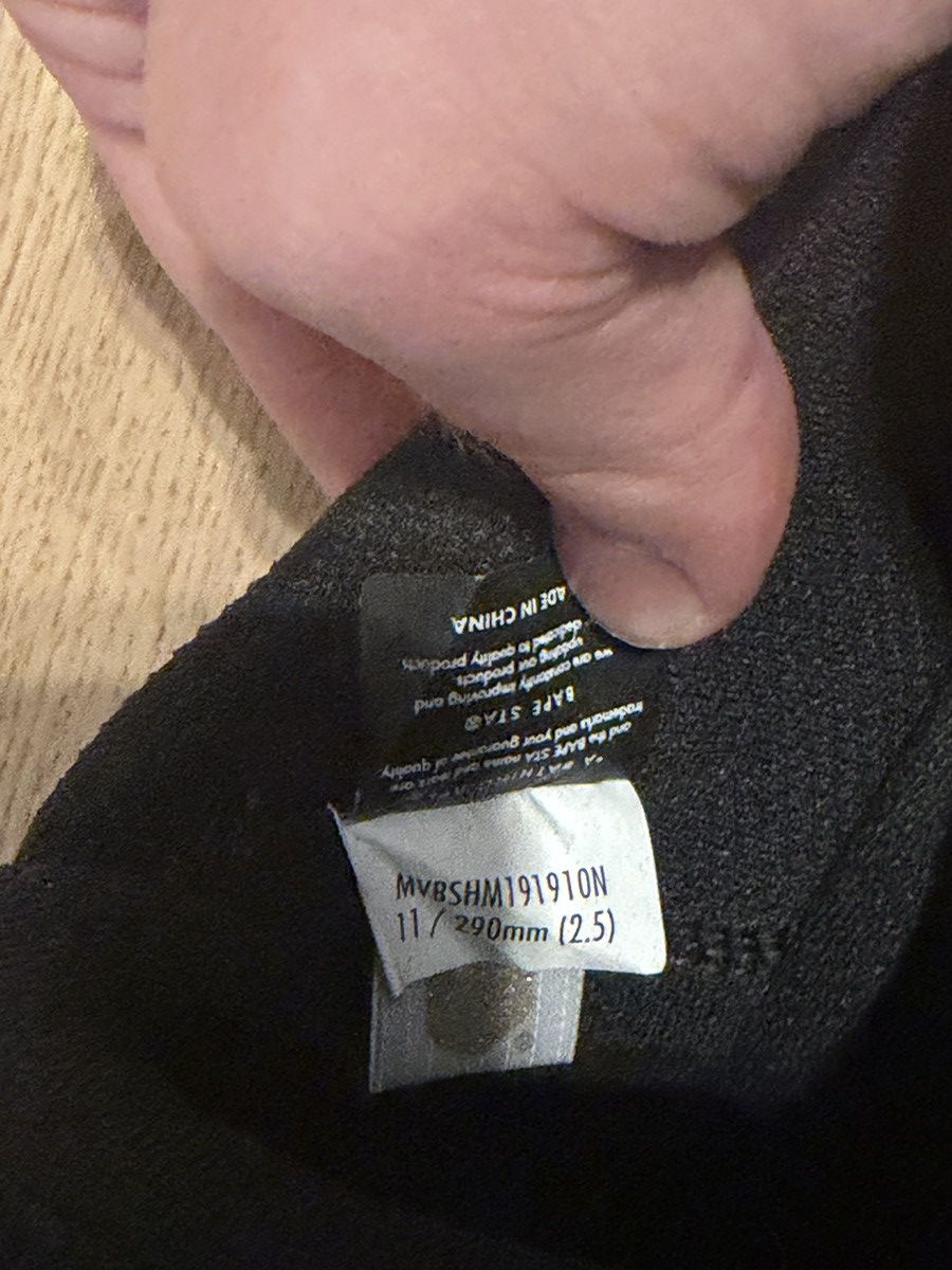Bape × Mastermind Japan Shark Sta Mastermind Collaboration Size US 11 / EU 44 - 9 Thumbnail