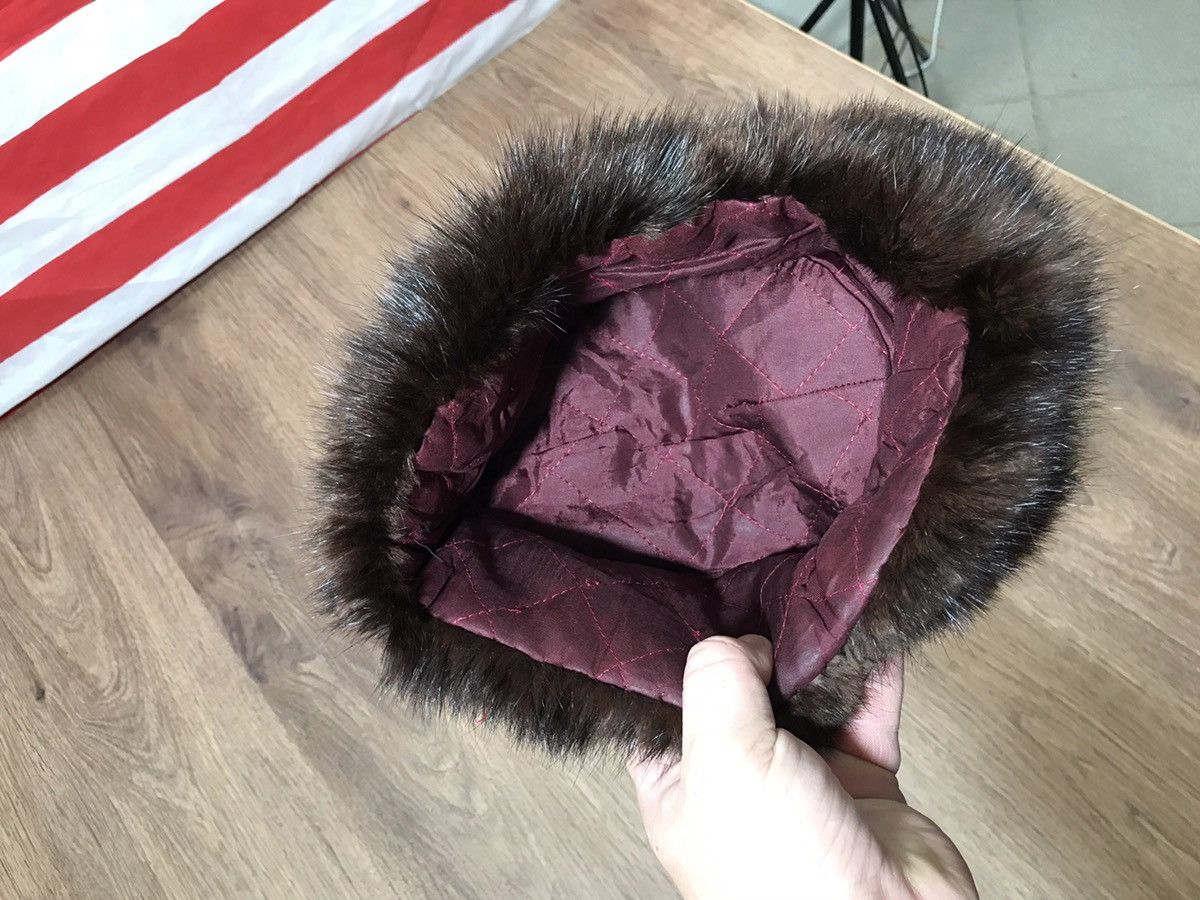 Japanese Brand × Vintage Vintage Natural Fur Ushanka Hat Size ONE SIZE - 6 Thumbnail