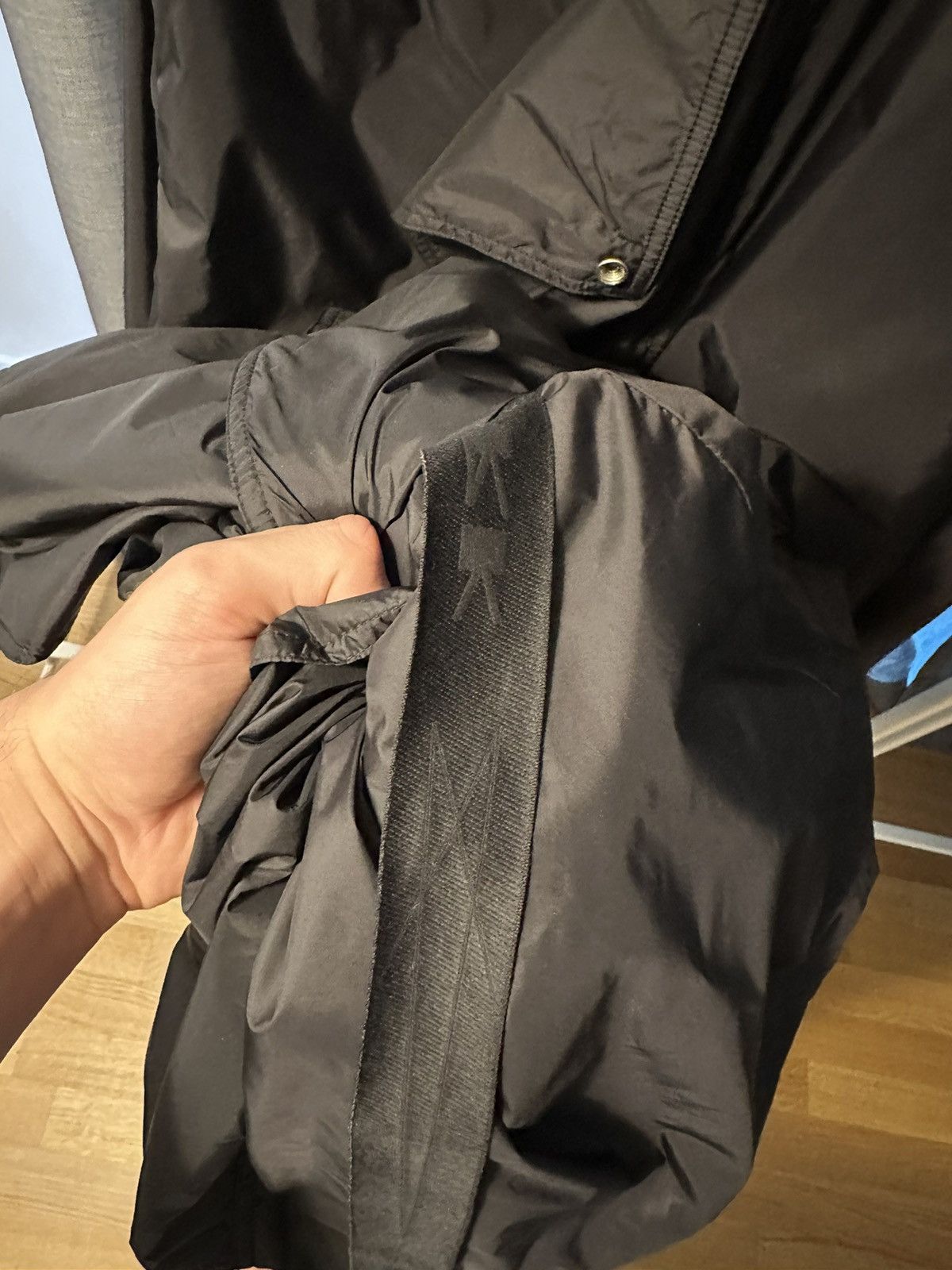 Rick Owens Drkshdw Rick Owens "Sisy" Parka Jacket Black Drkshdw Zip Trenchcoat Size US M / EU 48-50 / 2 - 13 Thumbnail