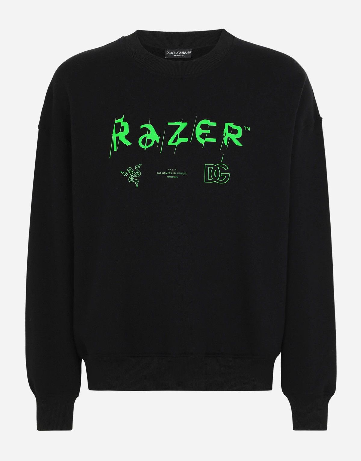 image of Dolce Gabbana Razer Sweatshirt in Black, Men's (Size Medium)