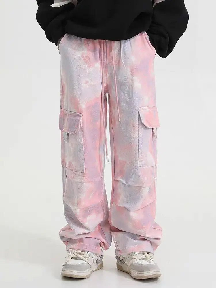 Designer × Japanese Brand Vintage Loose Streetwear Hip Hop Casual Pants Size US 33 - 1 Thumbnail