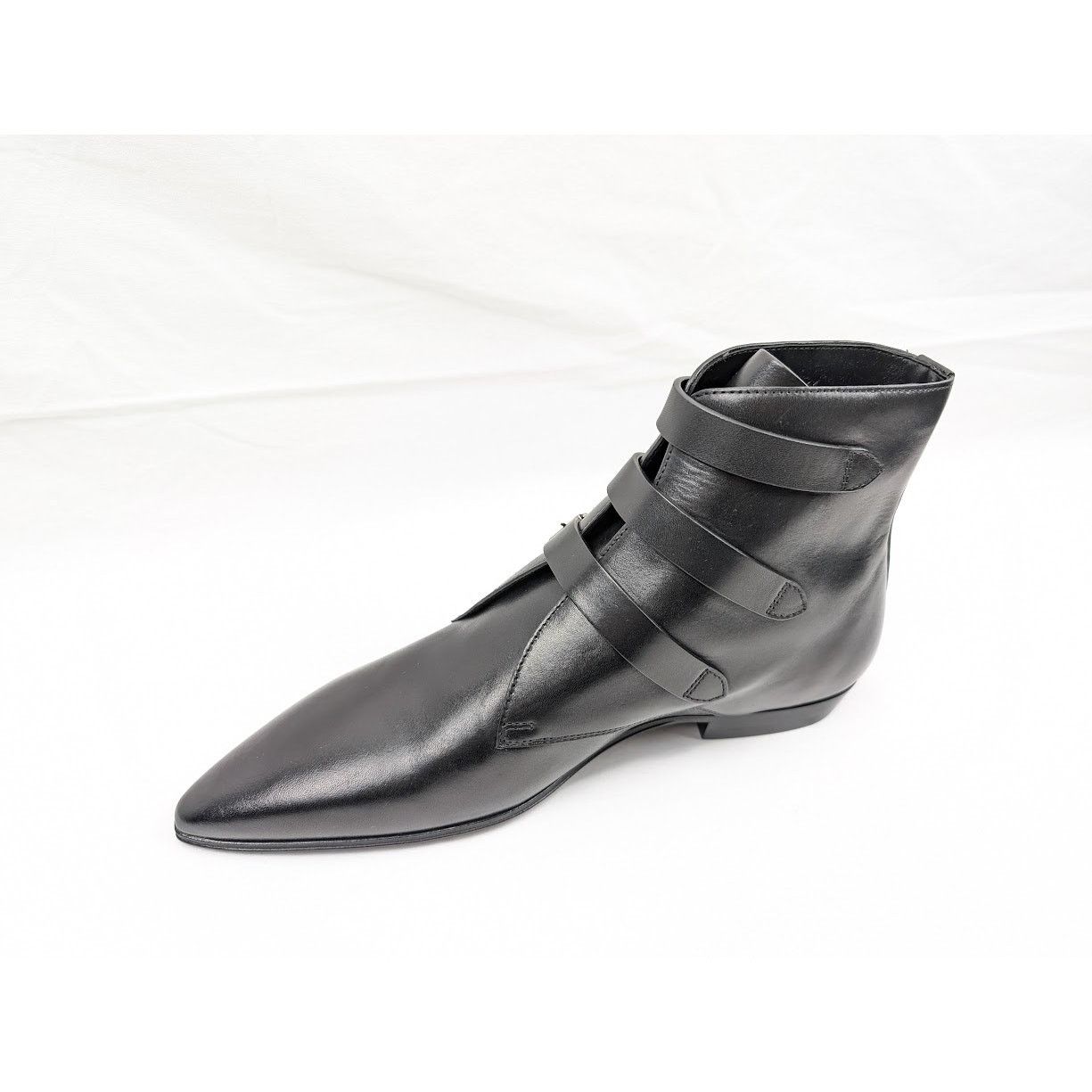 Saint Laurent Paris o1rshd1 Q:5 / Goth 15 Boots in Nero Size US 8 / EU 41 - 9 Thumbnail