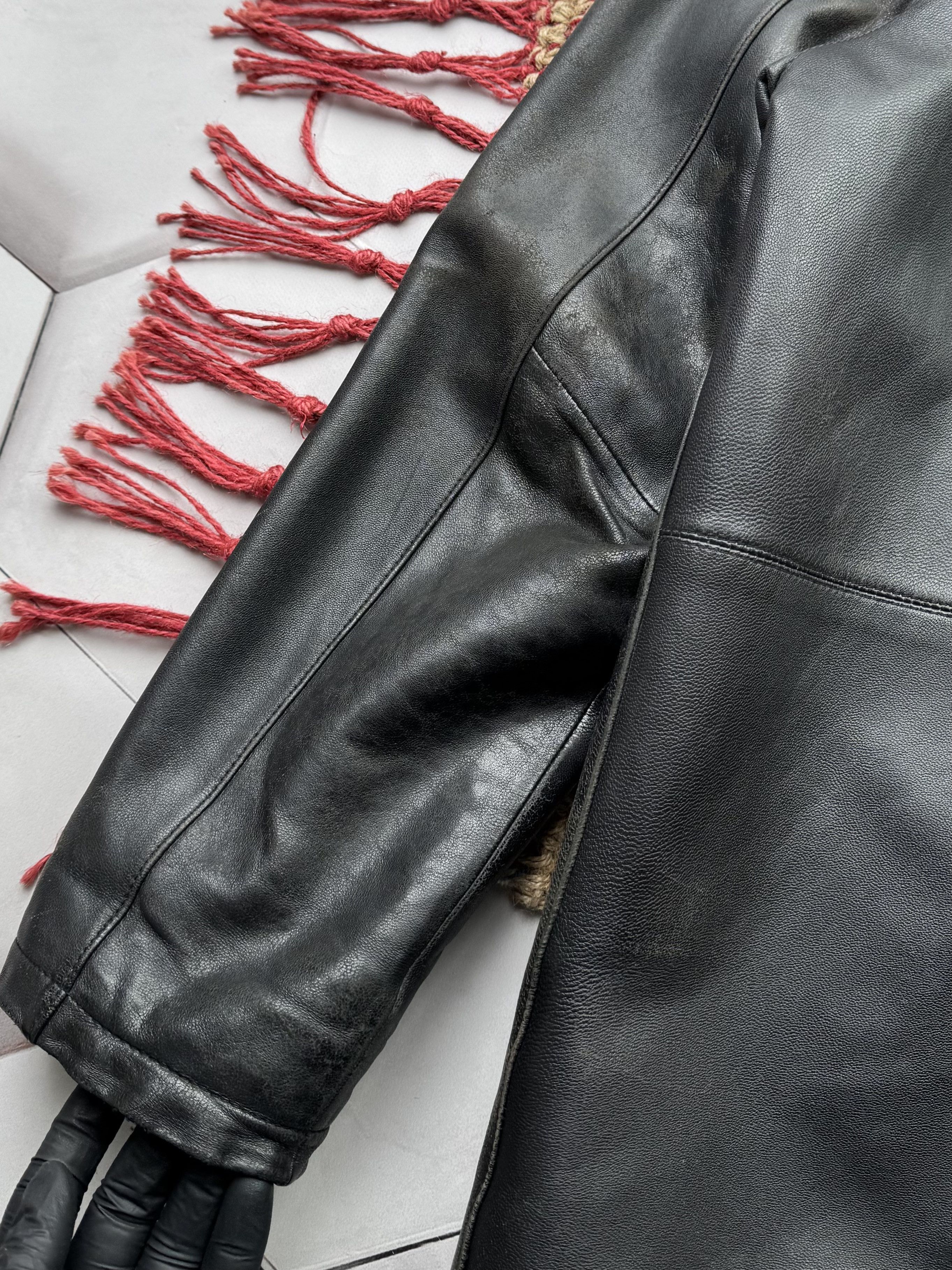 Japanese Brand Vintage Leather Jacket (E4) Size US M / EU 48-50 / 2 - 16 Thumbnail
