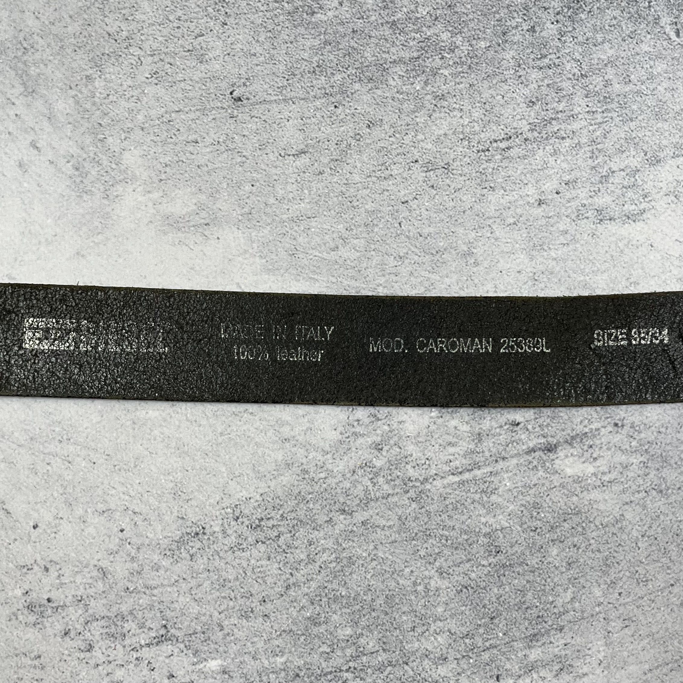Diesel Vintage Diesel Big Logo Y2K Black Leather Belt 2000’s Size ONE SIZE - 10 Thumbnail