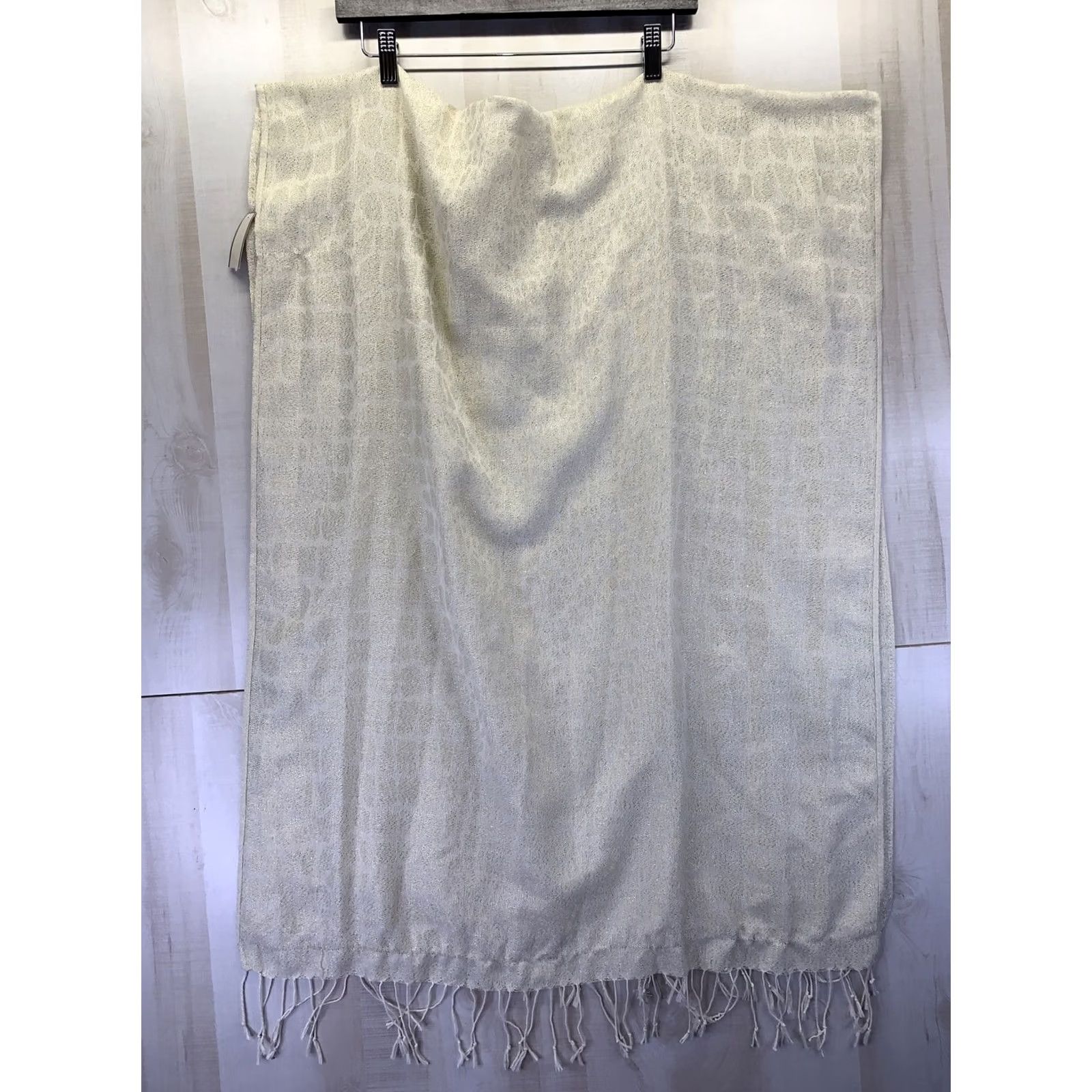 Vintage Womens Fringe Trim Gold Snake Print Scarf NWD-5812 Mens Womens? Size ONE SIZE - 5 Thumbnail