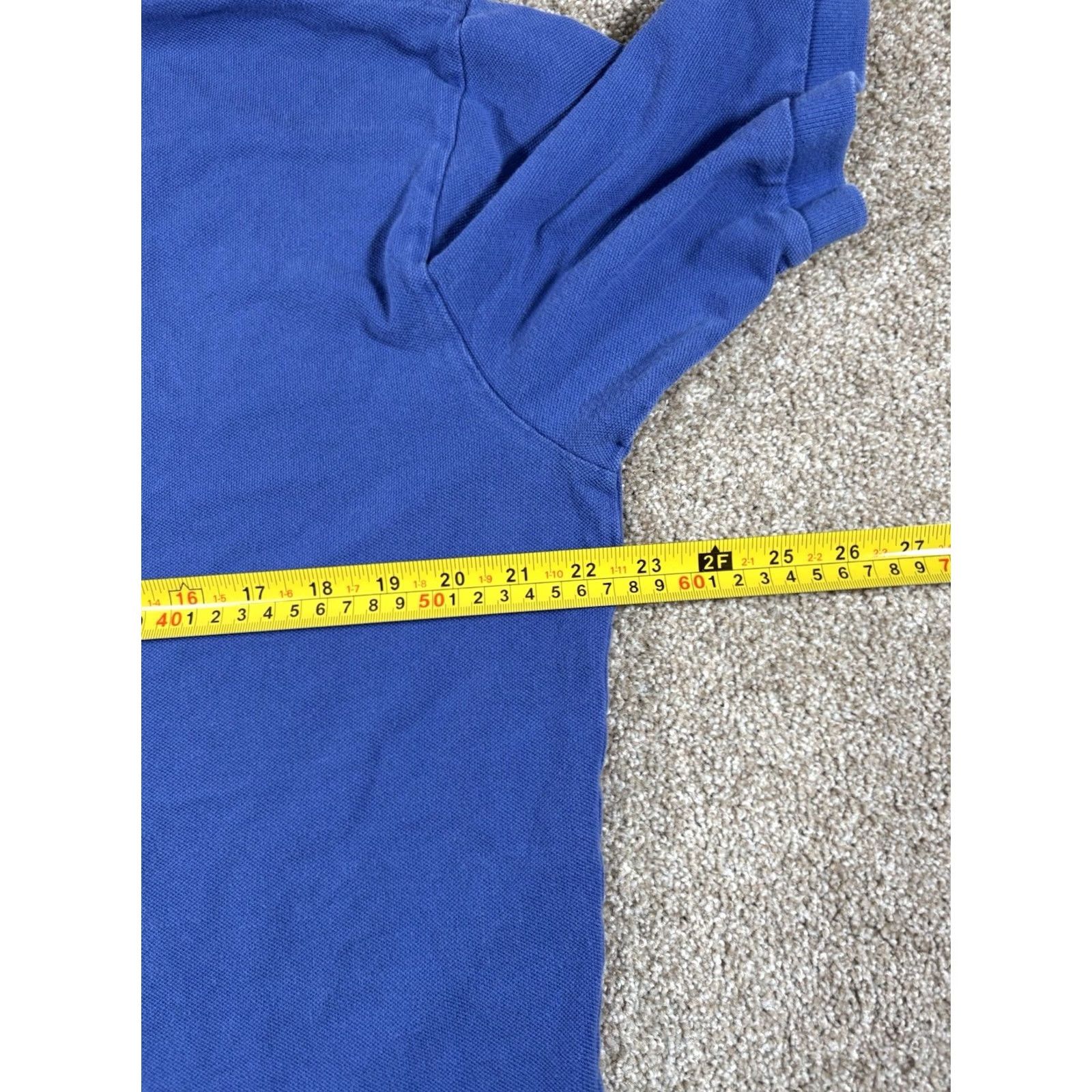 Ralph Lauren VINTAGE Polo Ralph Lauren Classic Fit Blue Polo Shirt Yellow Pony 100% Cotton Sz Large Polo Men Regular Short Sleeve Logo Embroidered Size US L / EU 52-54 / 3 - 6 Thumbnail