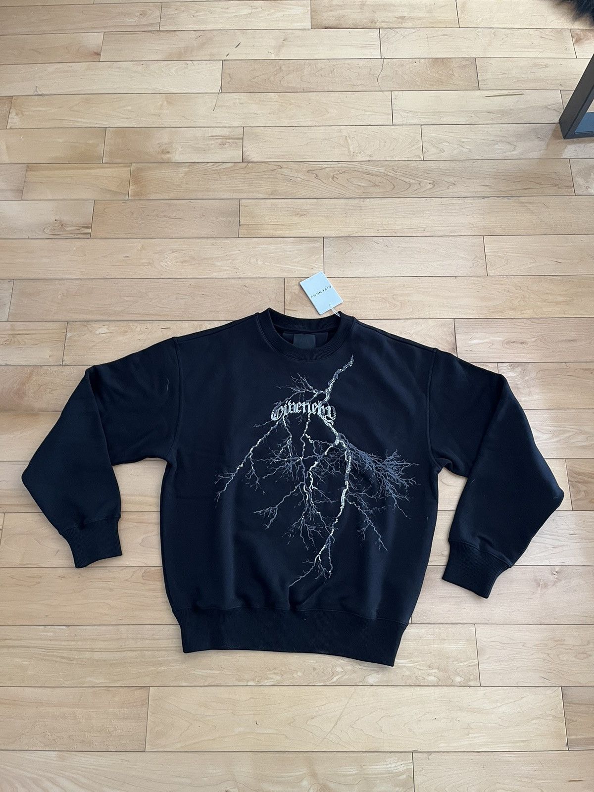NWT - Givenchy Crystal Storm Crewneck