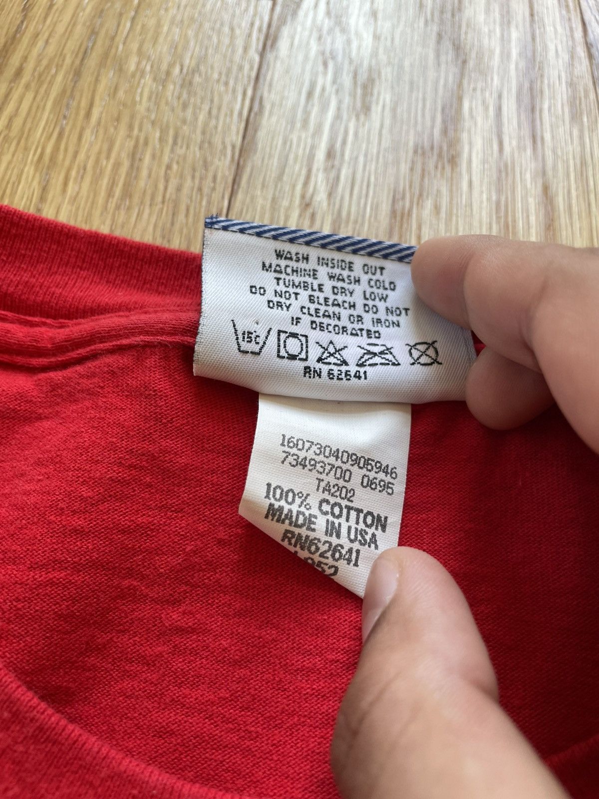 Nutmeg Lee Sport Nutmeg Detroit Red Wings VTG 90s Locker Room XL Size US XL / EU 56 / 4 - 5 Thumbnail