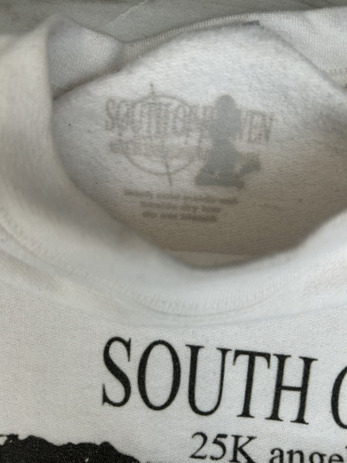 Vintage South of Heaven Vintage White Crewneck Sweater Size US S / EU 44-46 / 1 - 3 Thumbnail