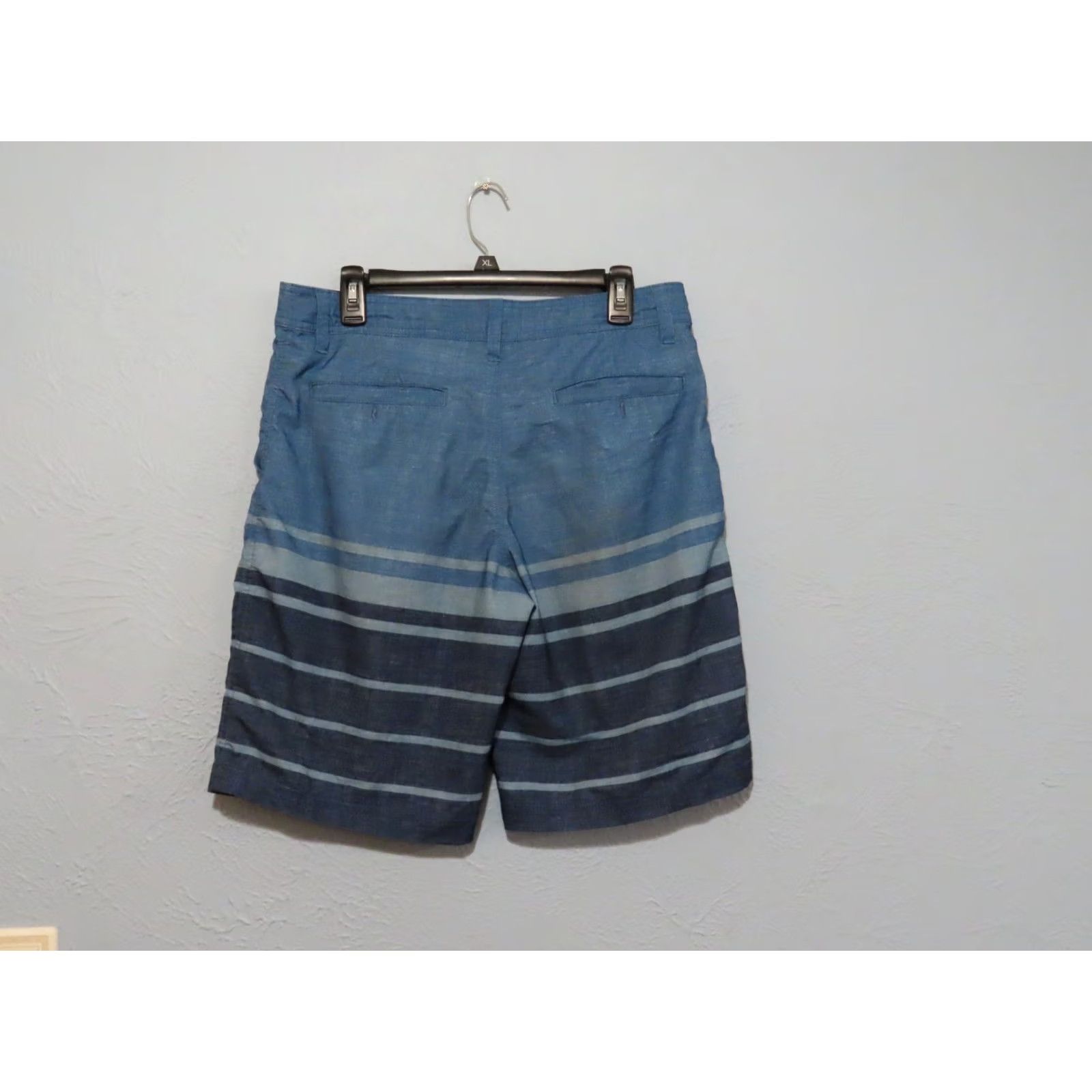 Mossimo VINTAGE Mossimo Supply Co Men’s Stripe Swim Board Hybrid Shorts Blue 32 Size US 32 / EU 48 - 6 Thumbnail