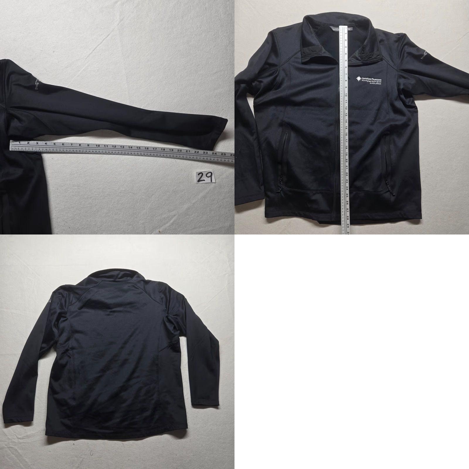Eddie Bauer Eddie Bauer Jacket Adult Men XL Black Fleece Full Zip Windbreaker Embroidered Stand-Up Collar Mens Size US XL / EU 56 / 4 - 8 Thumbnail