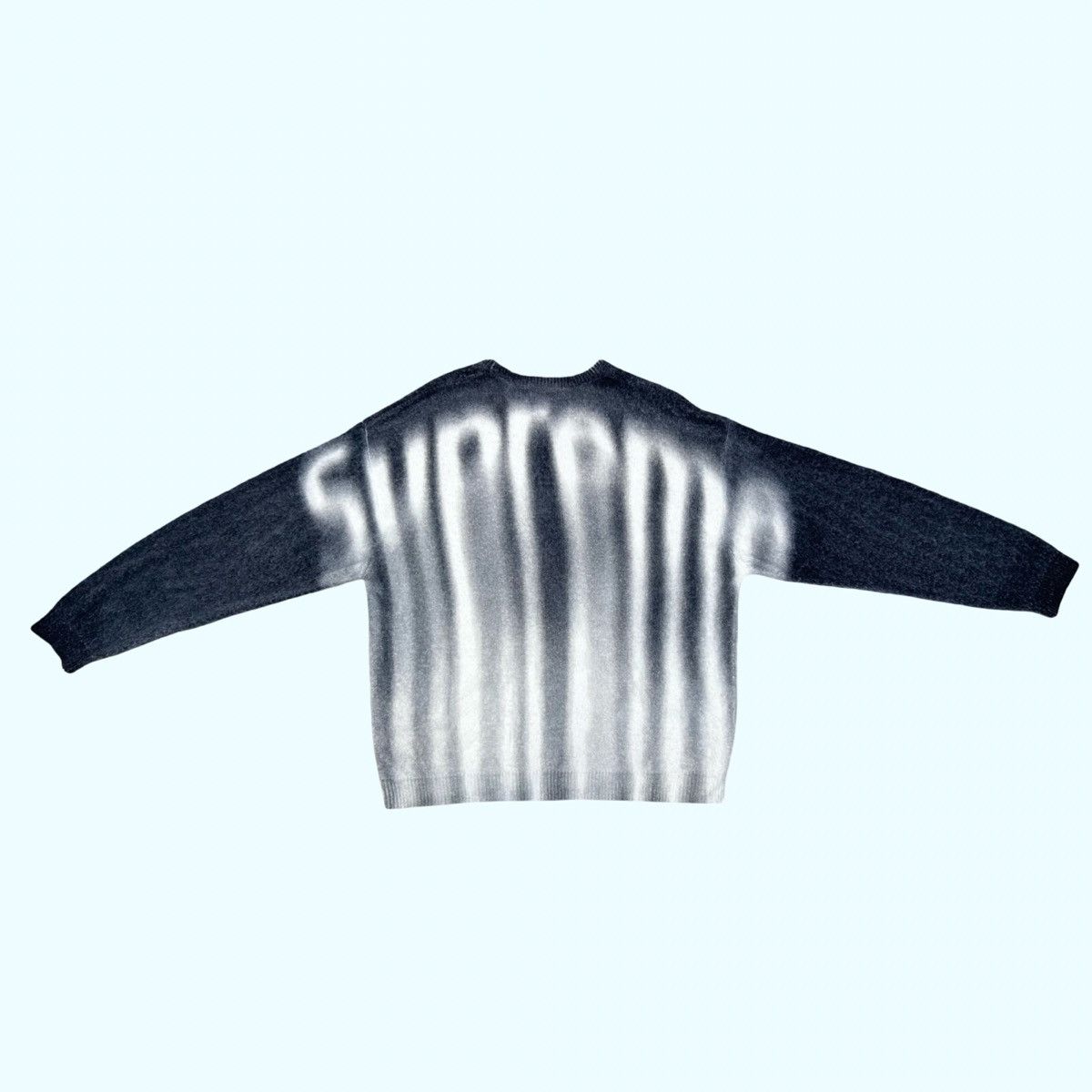 Supreme Supreme Blurred Logo Mohair Sweater Size US L / EU 52-54 / 3 - 4 Thumbnail