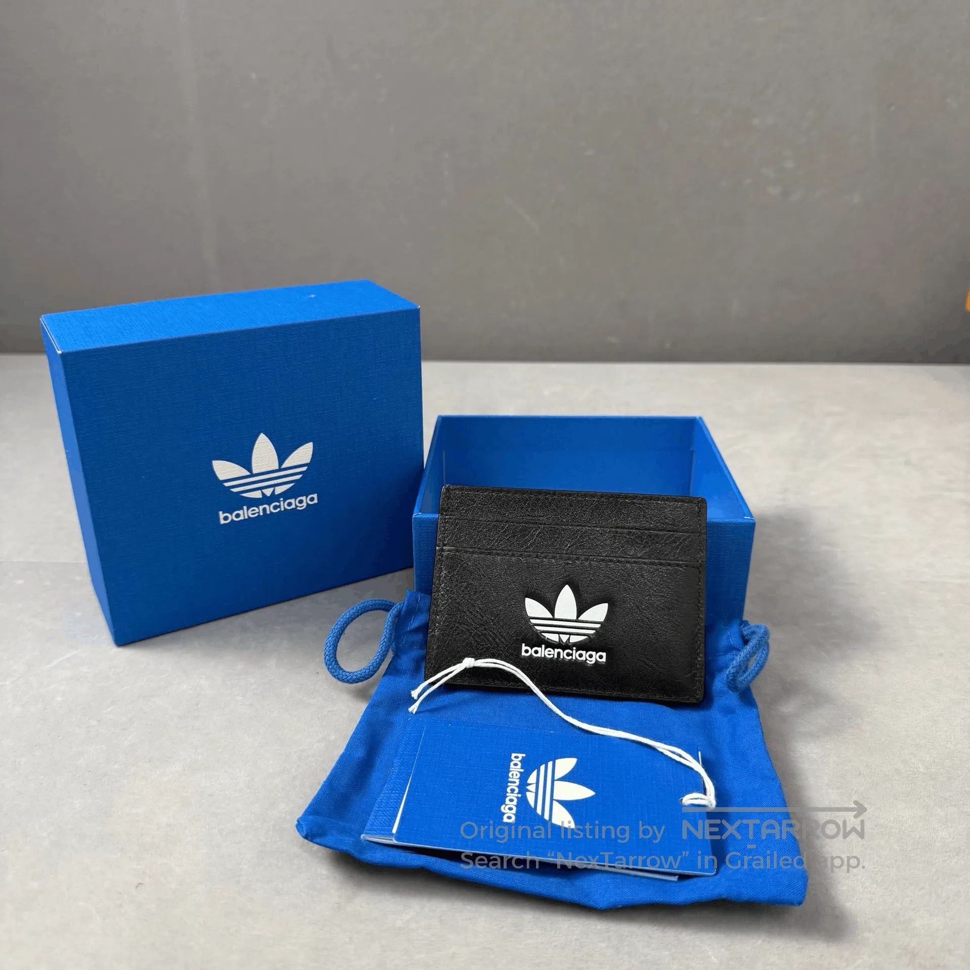 Balenciaga Balenciaga x Adidas Logo Card Holder. Size ONE SIZE - 2 Thumbnail