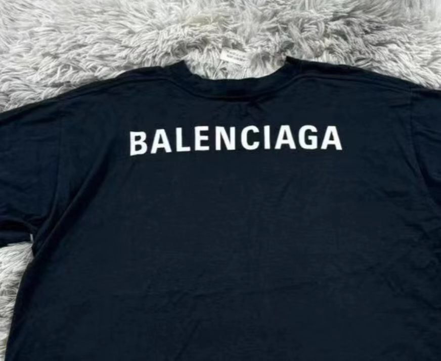 Balenciaga back badge short sleeved shirt 2410-Nextarrow