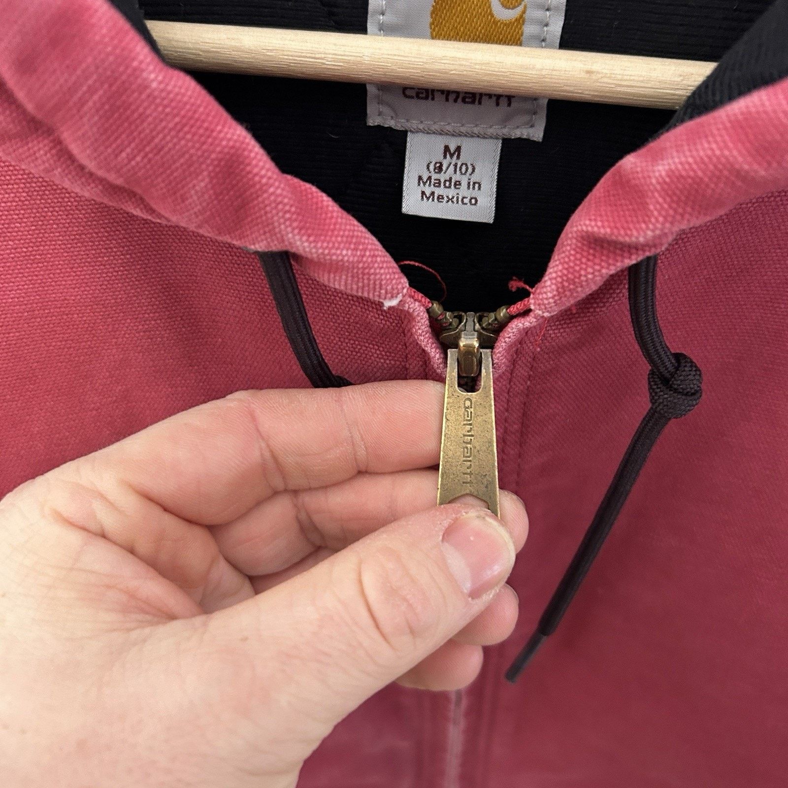 Carhartt Y2K Carhartt Quilted Hooded Jacket “Crabapple Pink” WJ130 Size M / US 6-8 / IT 42-44 - 14 Thumbnail