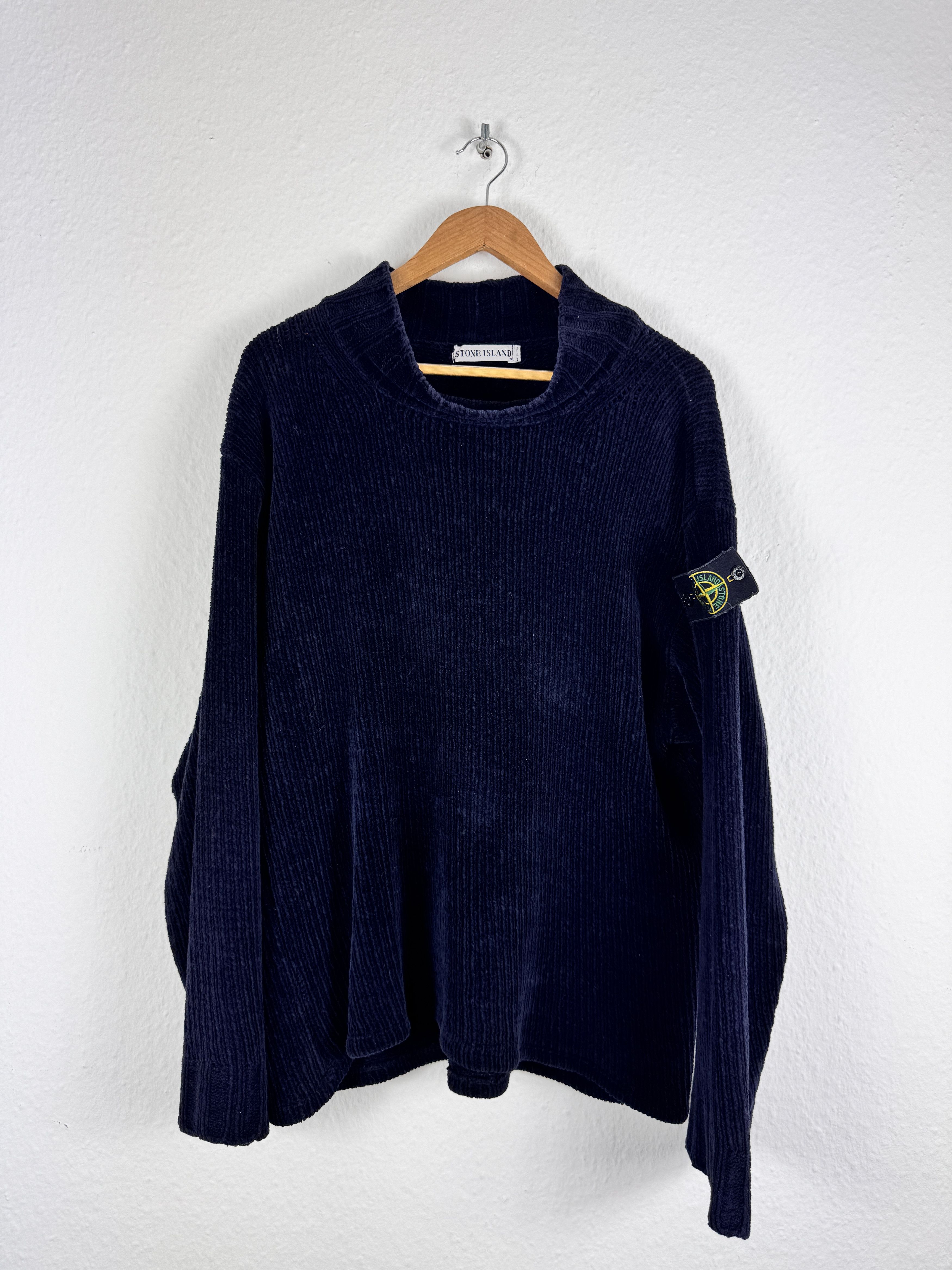 Stone Island RARE Vintage Stone Island 90s Knit Oversize Sweater Size XL Size US XL / EU 56 / 4 - 3 Thumbnail