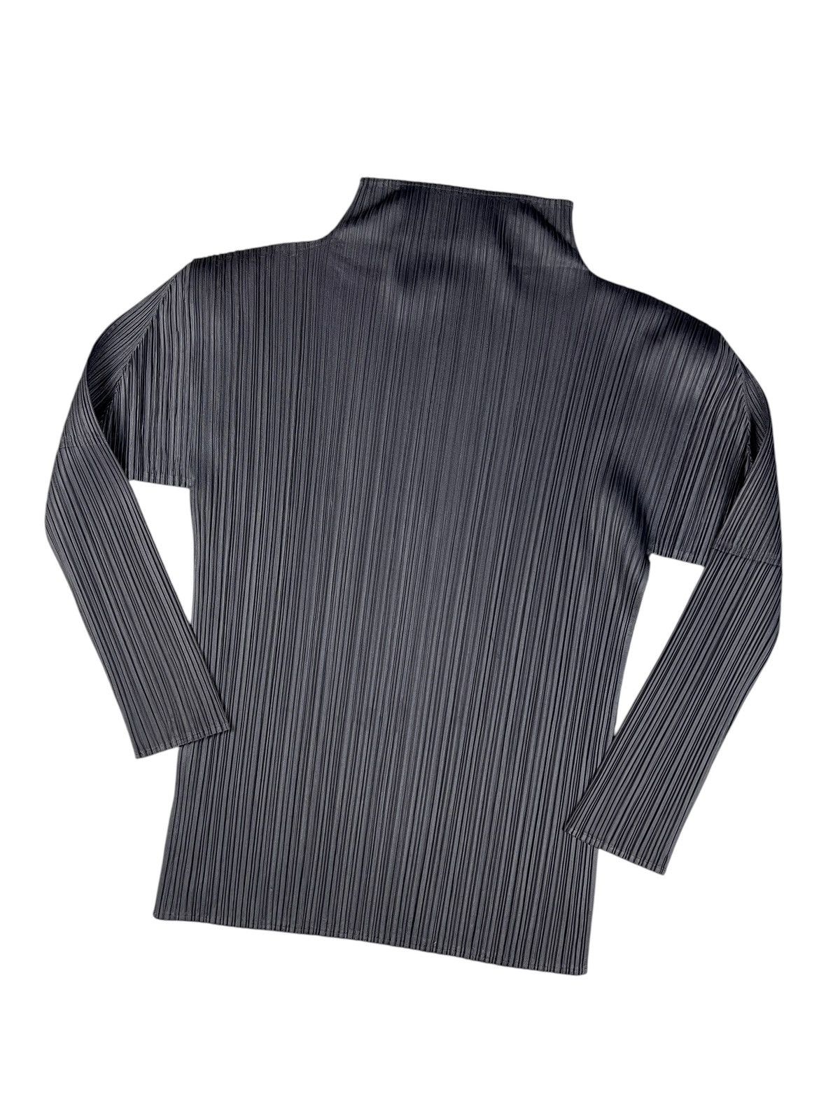 Pleats Please Issey Miyake Vintage Issey Miyake Pleats Please Mock Neck Tops Size M / US 6-8 / IT 42-44 - 9 Thumbnail