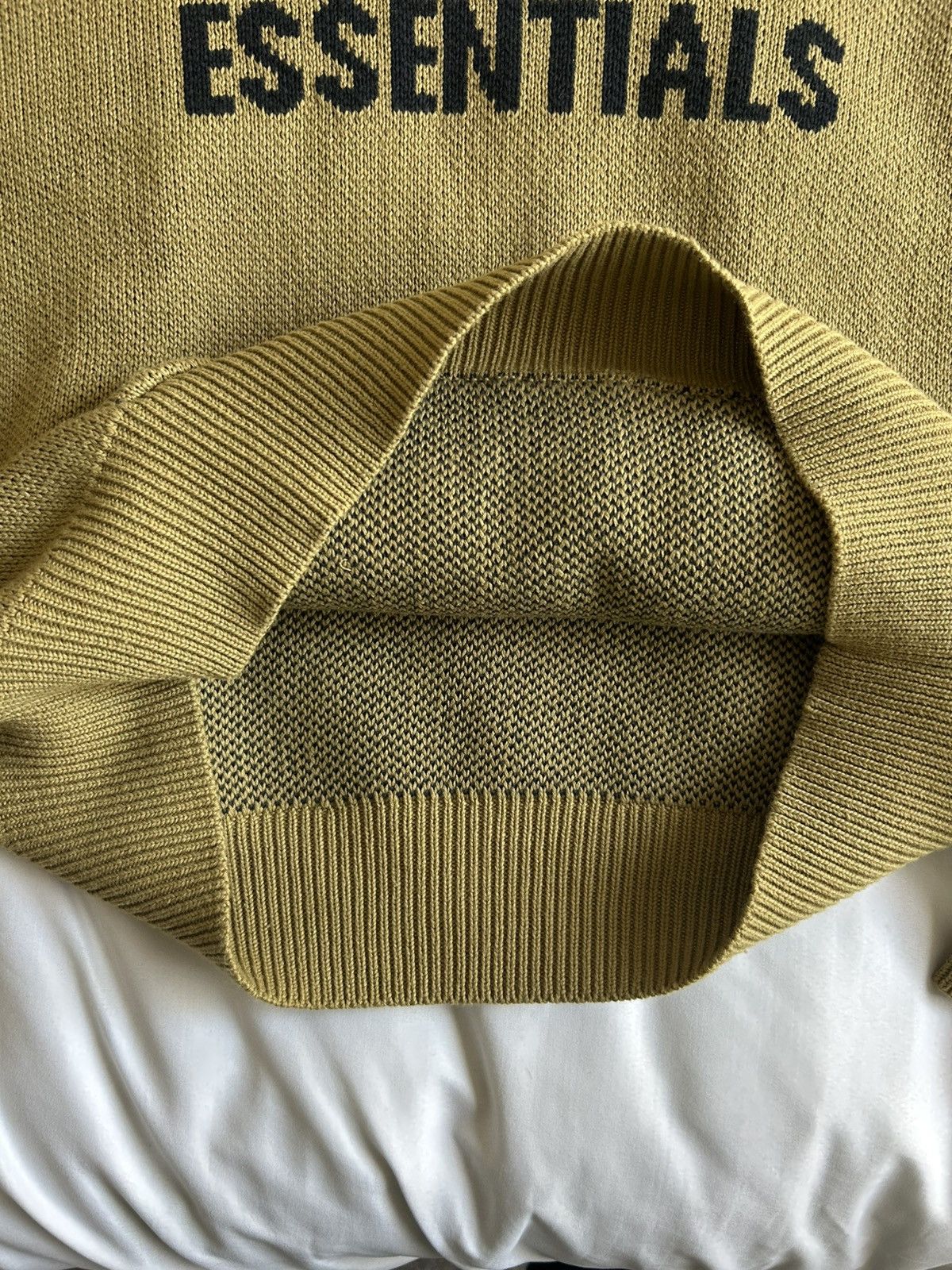 Essentials × Fear of God Fear of God Essentials Knit Pullover Hoodie Small Amber Size US S / EU 44-46 / 1 - 3 Thumbnail