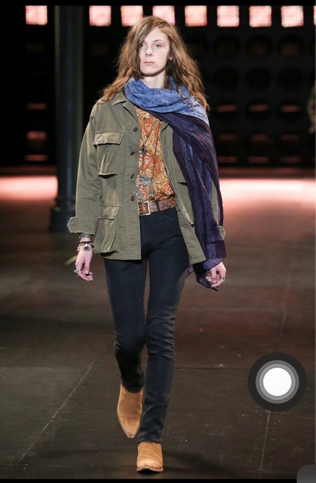 Saint Laurent Paris Saint Laurent Paris Vintage style Military Men M65 Jacket 42 Size US XS / EU 42 / 0 - 5 Thumbnail