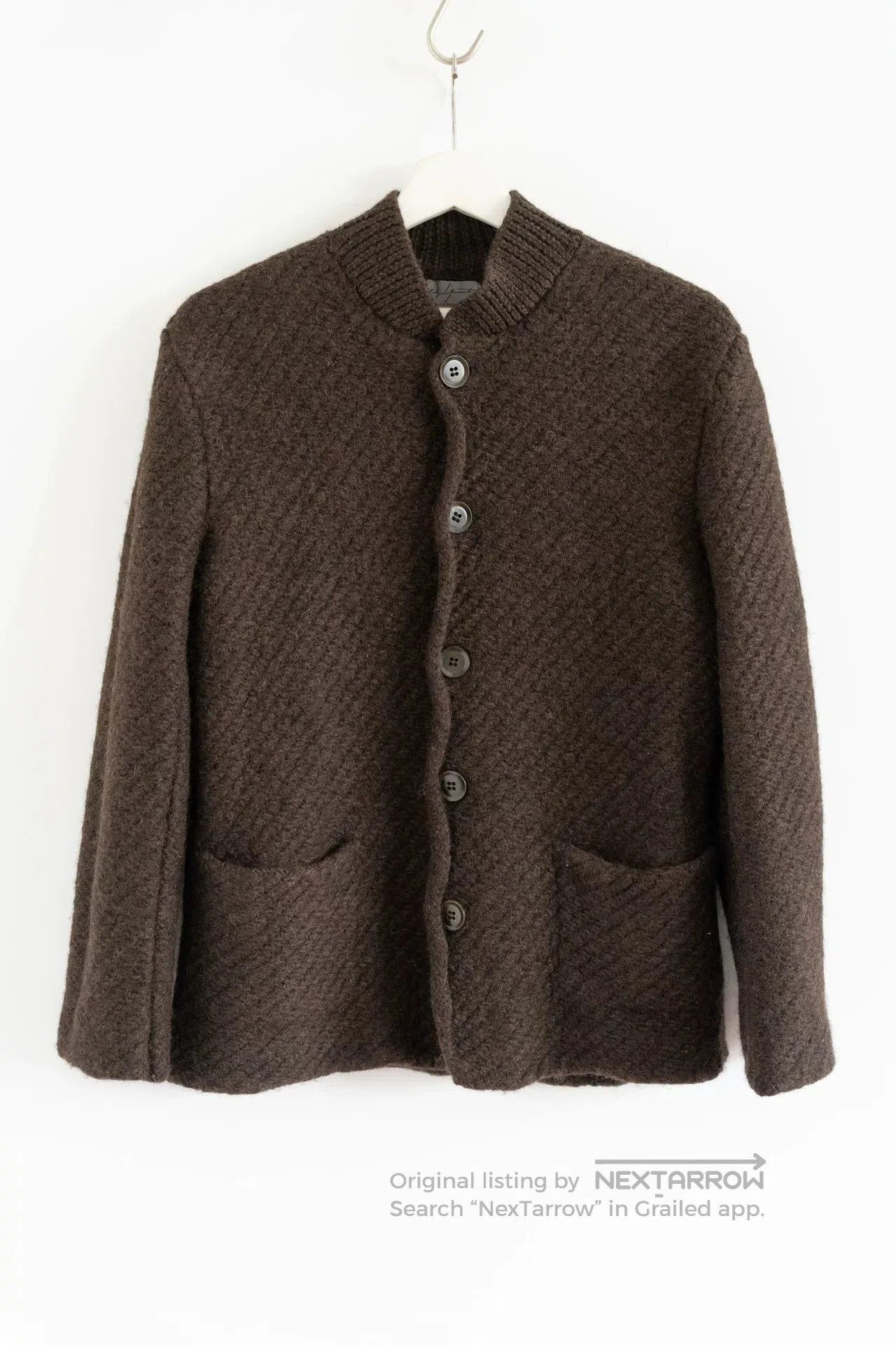 Yohji Yamamoto yohji yamamoto black wool knit jacket. Size US M / EU 48-50 / 2 - 1 Thumbnail
