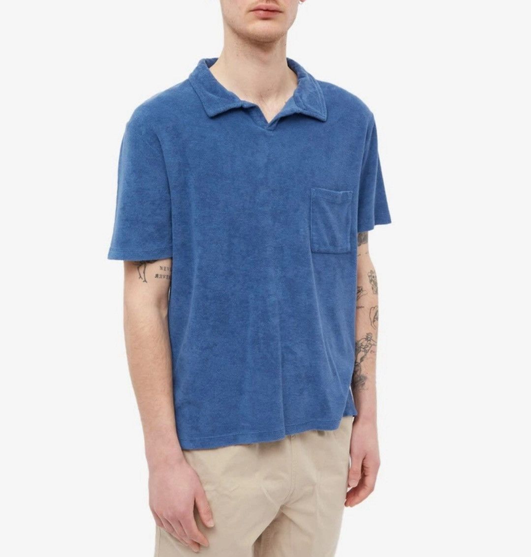Universal Works $115 Universal Works Terry Fleece Vacation S/S Polo Shirt Size US XL / EU 56 / 4 - 1 Thumbnail