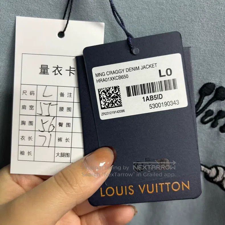 Louis Vuitton Louis Vuitton Blue tool graphic embroidered short sleeve T Size US L / EU 52-54 / 3 - 4 Thumbnail