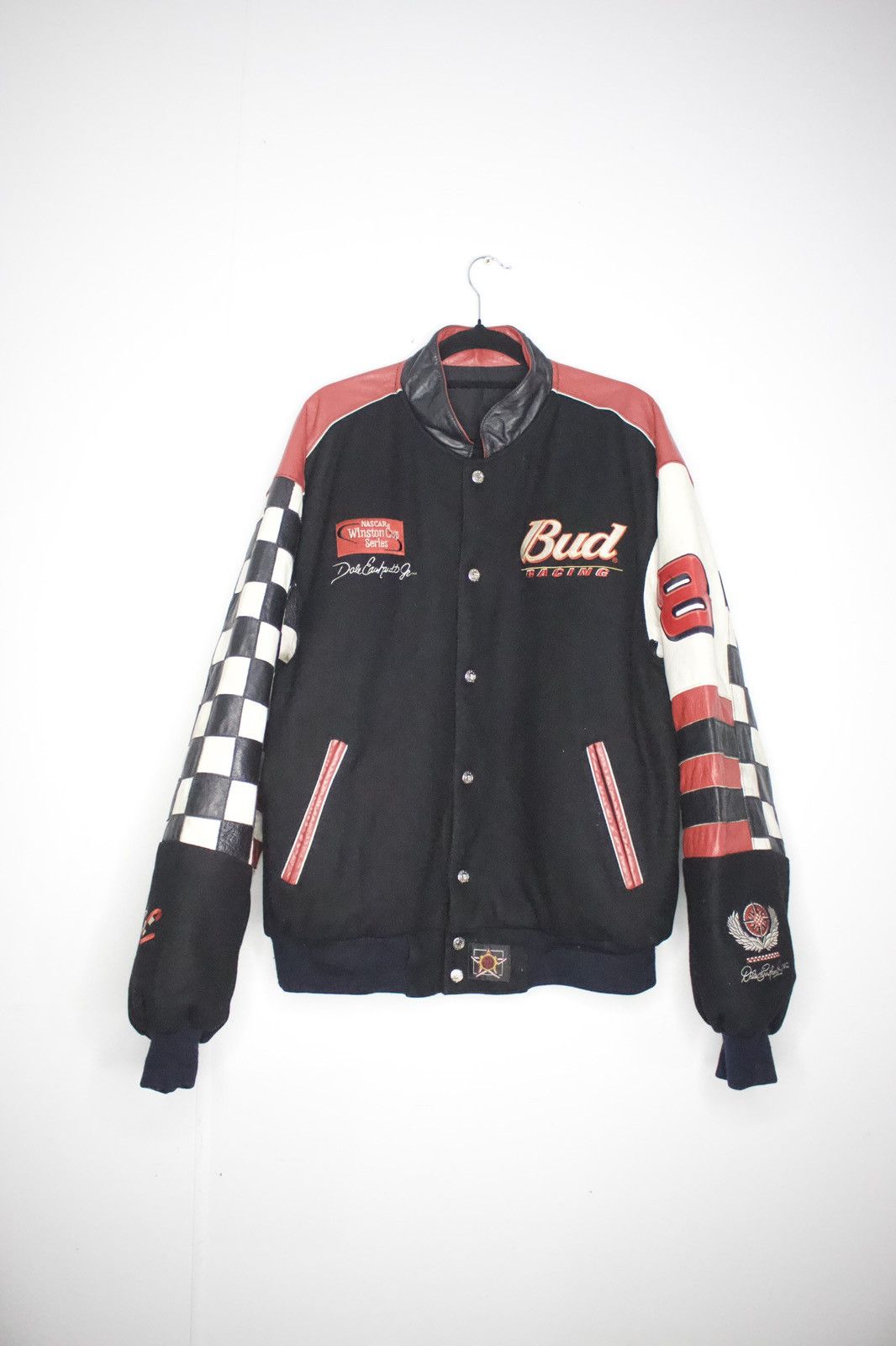 NASCAR × Vintage Authentic Vintage Bud Racing NASCAR Jacket Size US L / EU 52-54 / 3 - 1 Thumbnail