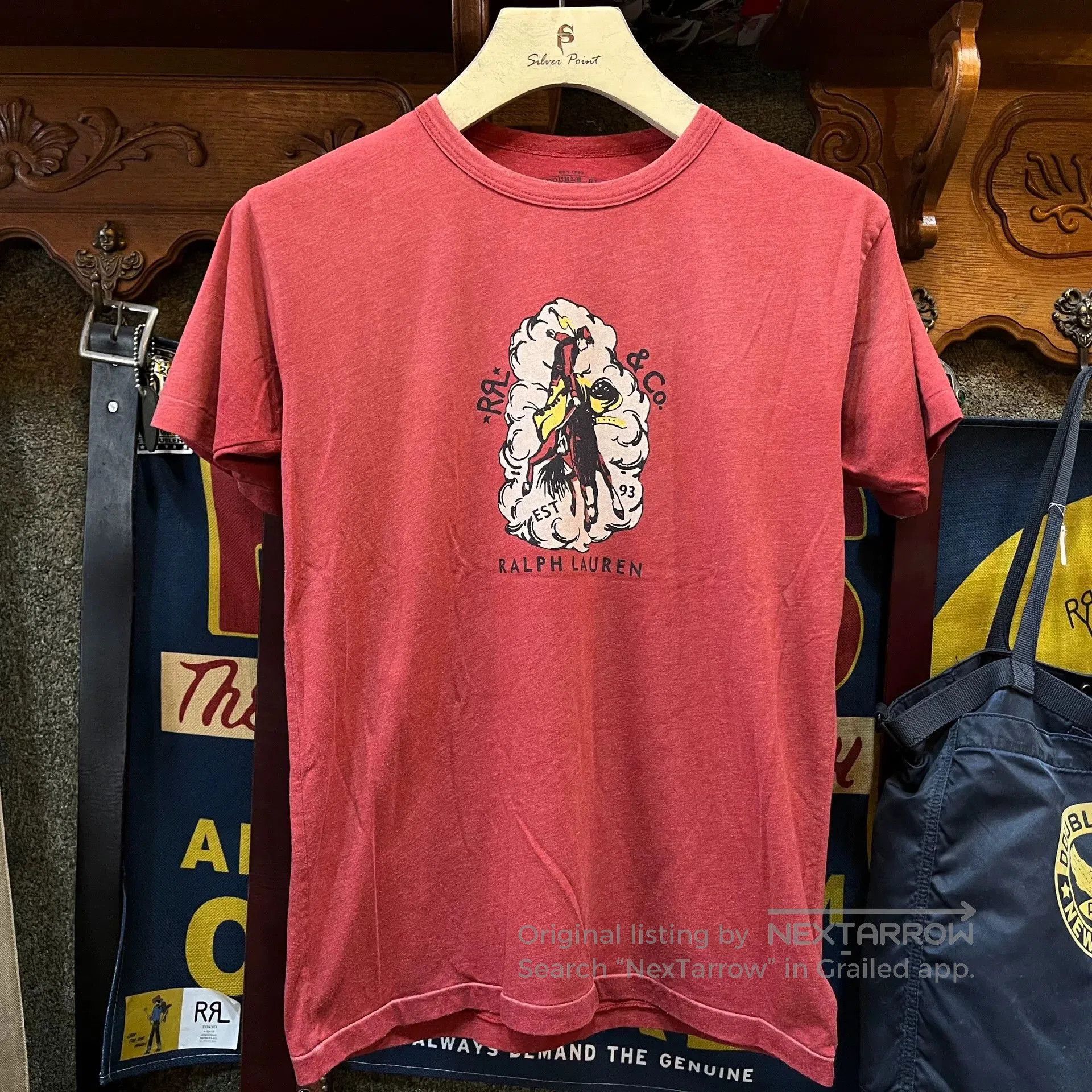 RRL Ralph Lauren RRL Western Cowboy Short Sleeve T-Shirt. Size US S / EU 44-46 / 1 - 1 Thumbnail