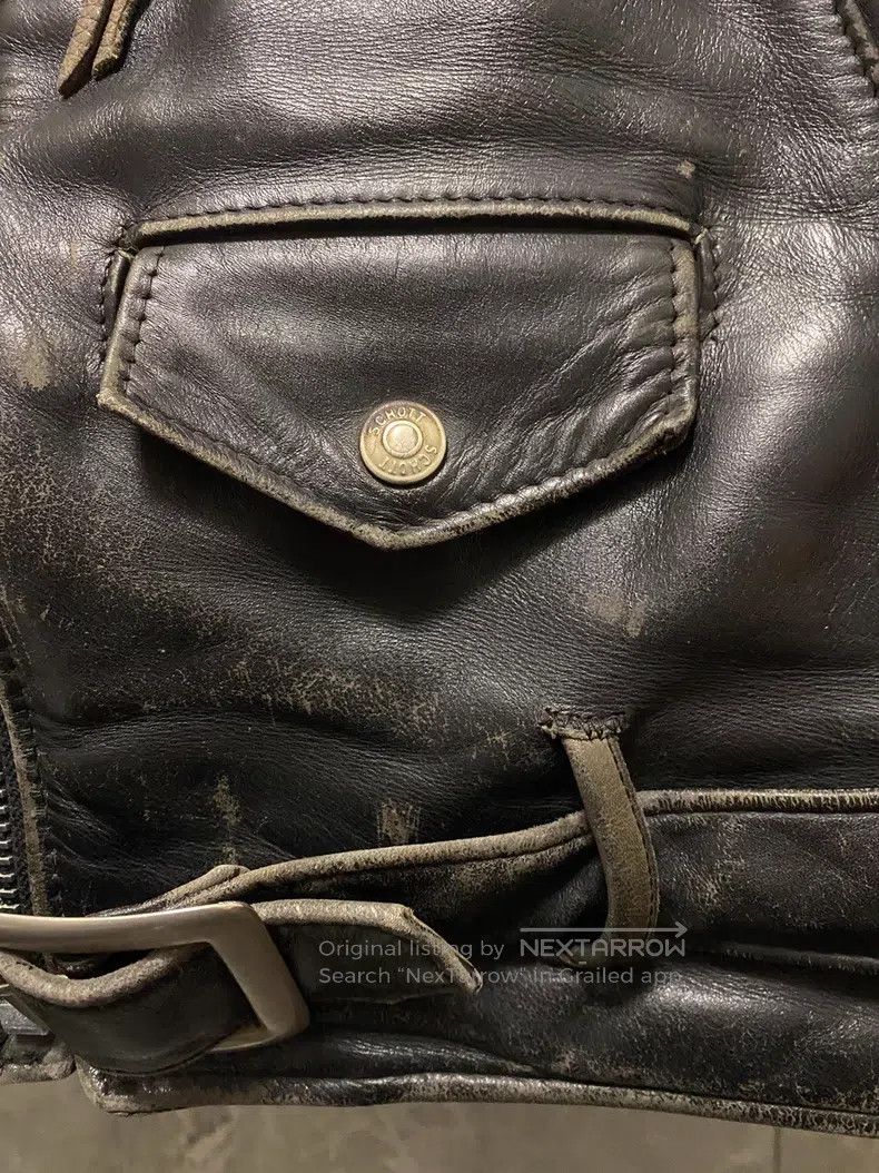 Schott Schott 618 Leather Jacket Size US XS / EU 42 / 0 - 6 Thumbnail